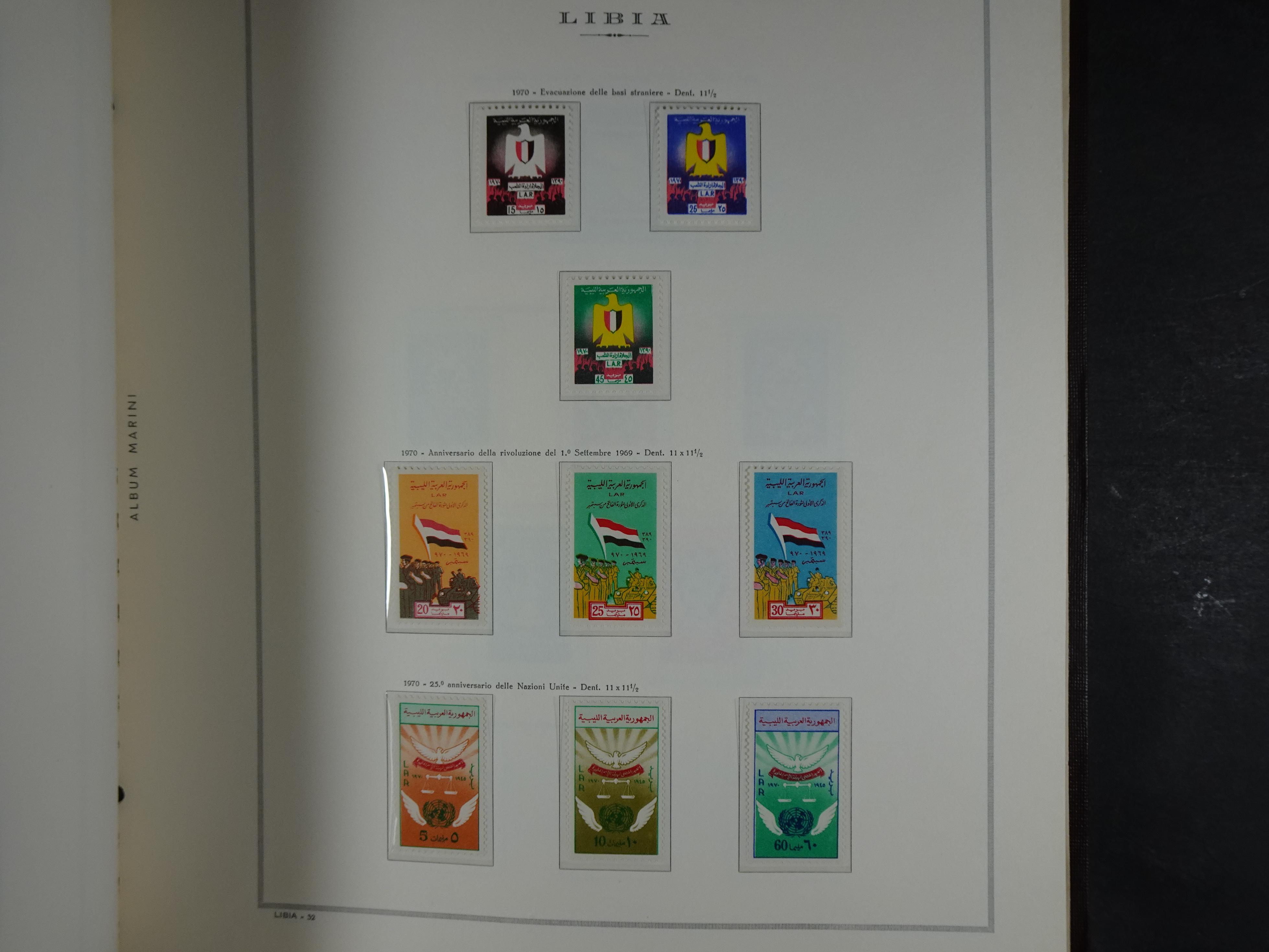 Bijna compleet verzameling Libië en Somalië vrijwel geheel postfris waar onder betere series erg schaars materiaal.  22