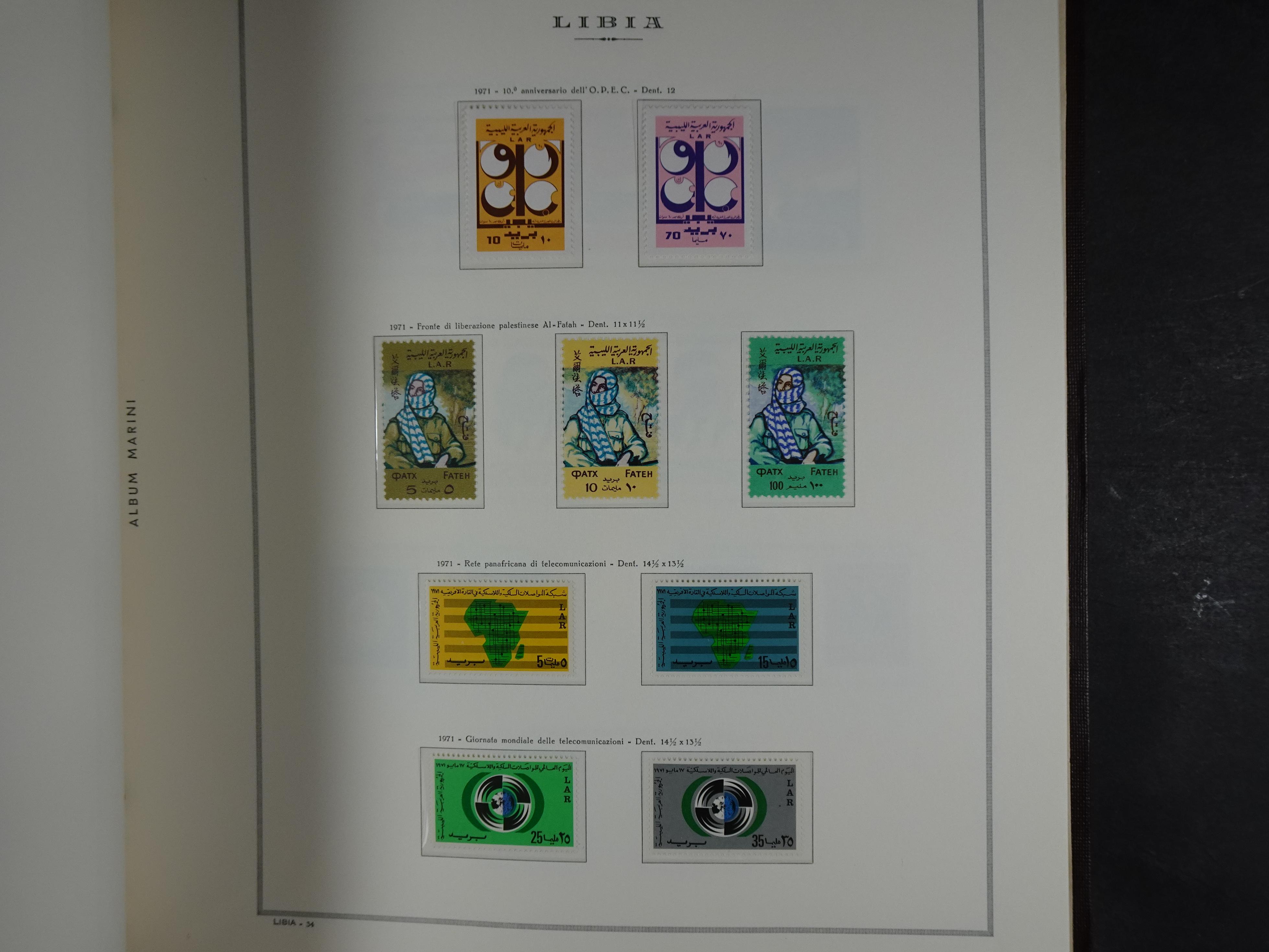 Bijna compleet verzameling Libië en Somalië vrijwel geheel postfris waar onder betere series erg schaars materiaal.  24