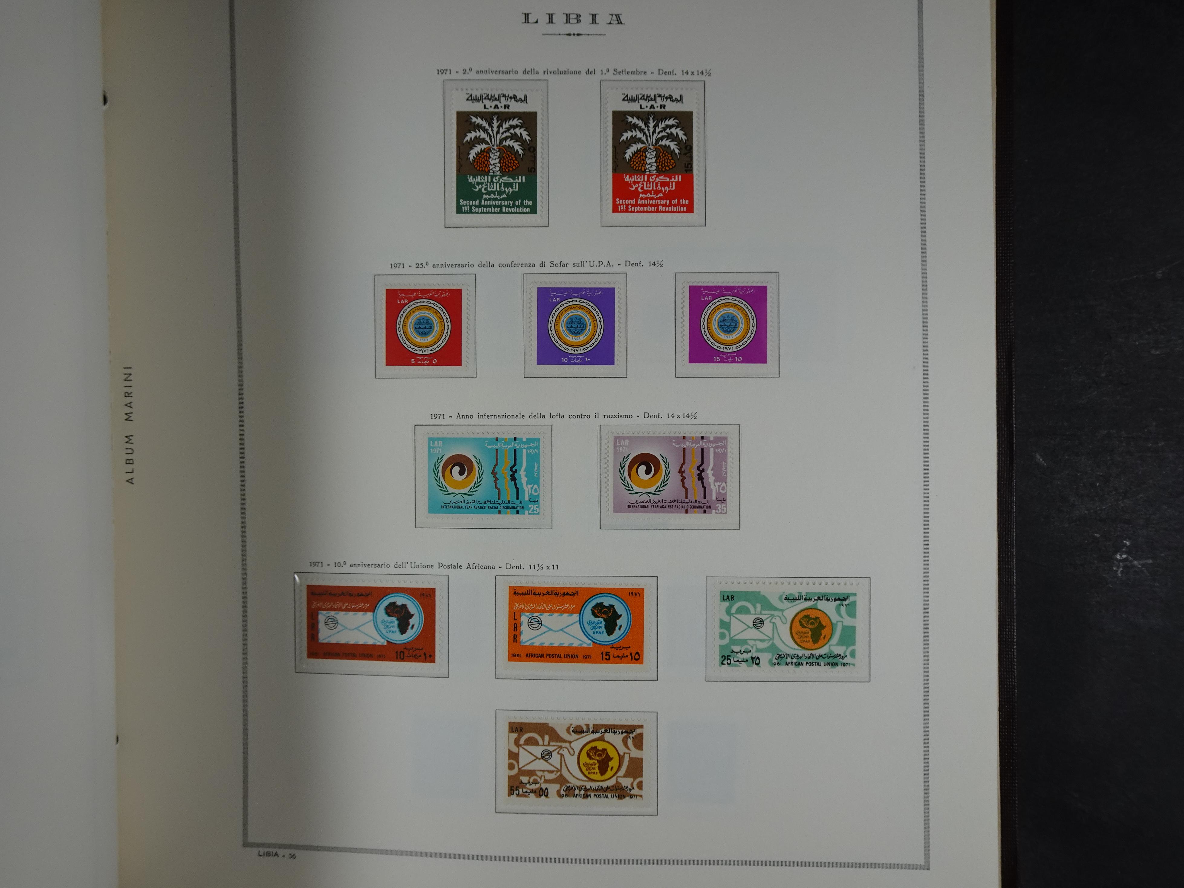 Bijna compleet verzameling Libië en Somalië vrijwel geheel postfris waar onder betere series erg schaars materiaal.  26
