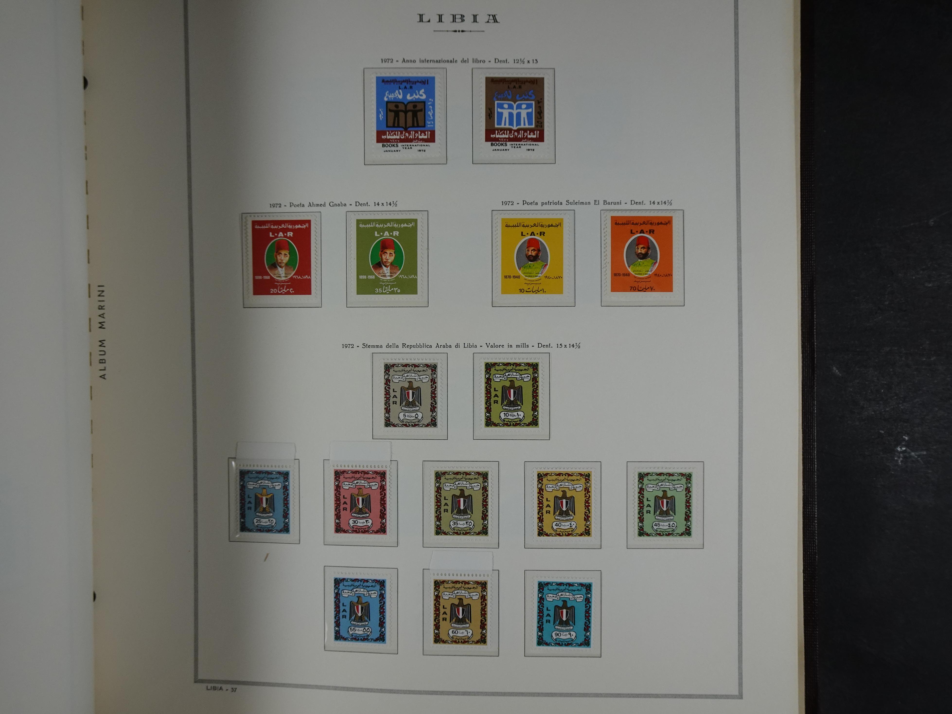 Bijna compleet verzameling Libië en Somalië vrijwel geheel postfris waar onder betere series erg schaars materiaal.  27