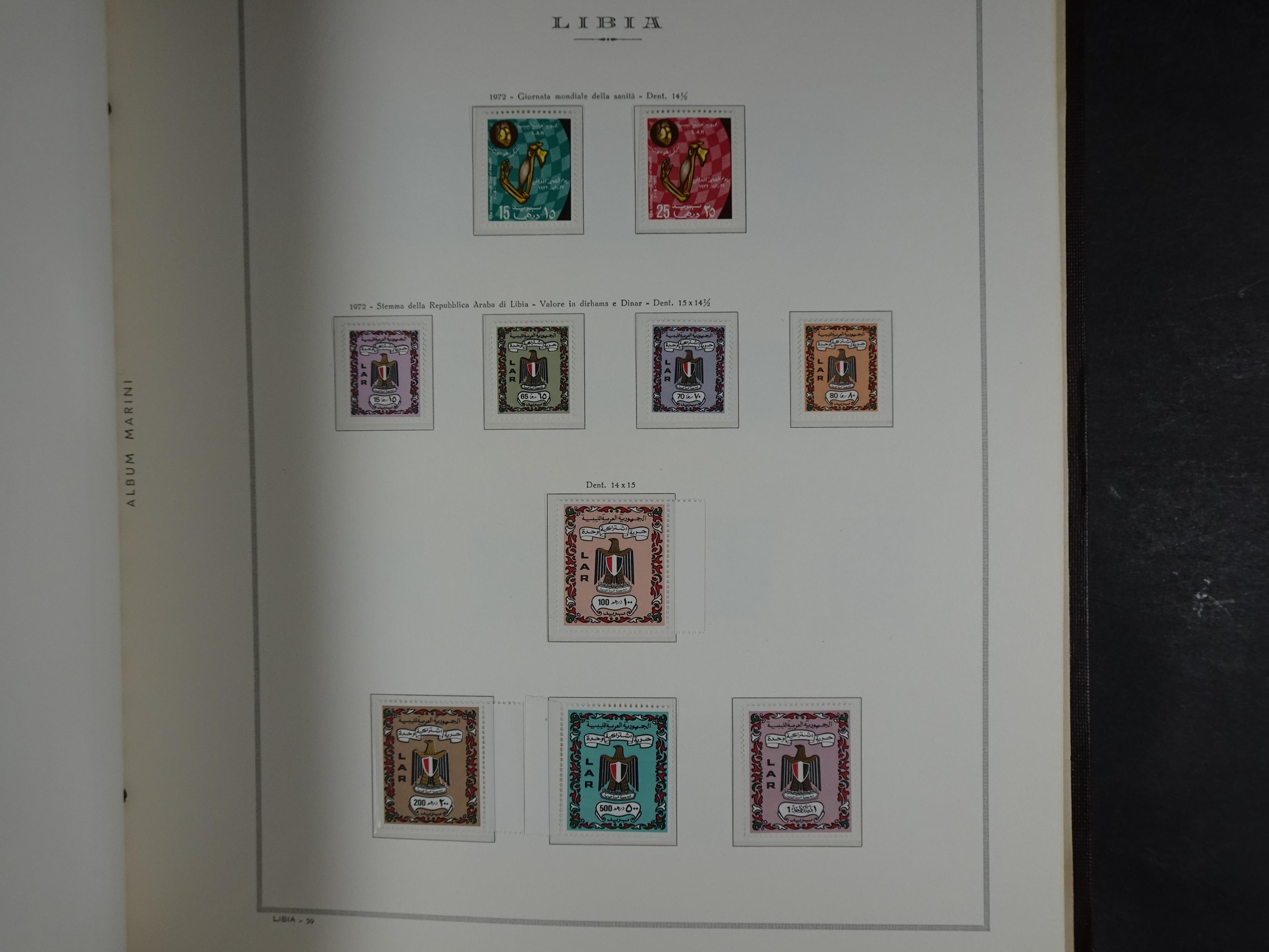 Bijna compleet verzameling Libië en Somalië vrijwel geheel postfris waar onder betere series erg schaars materiaal.  29