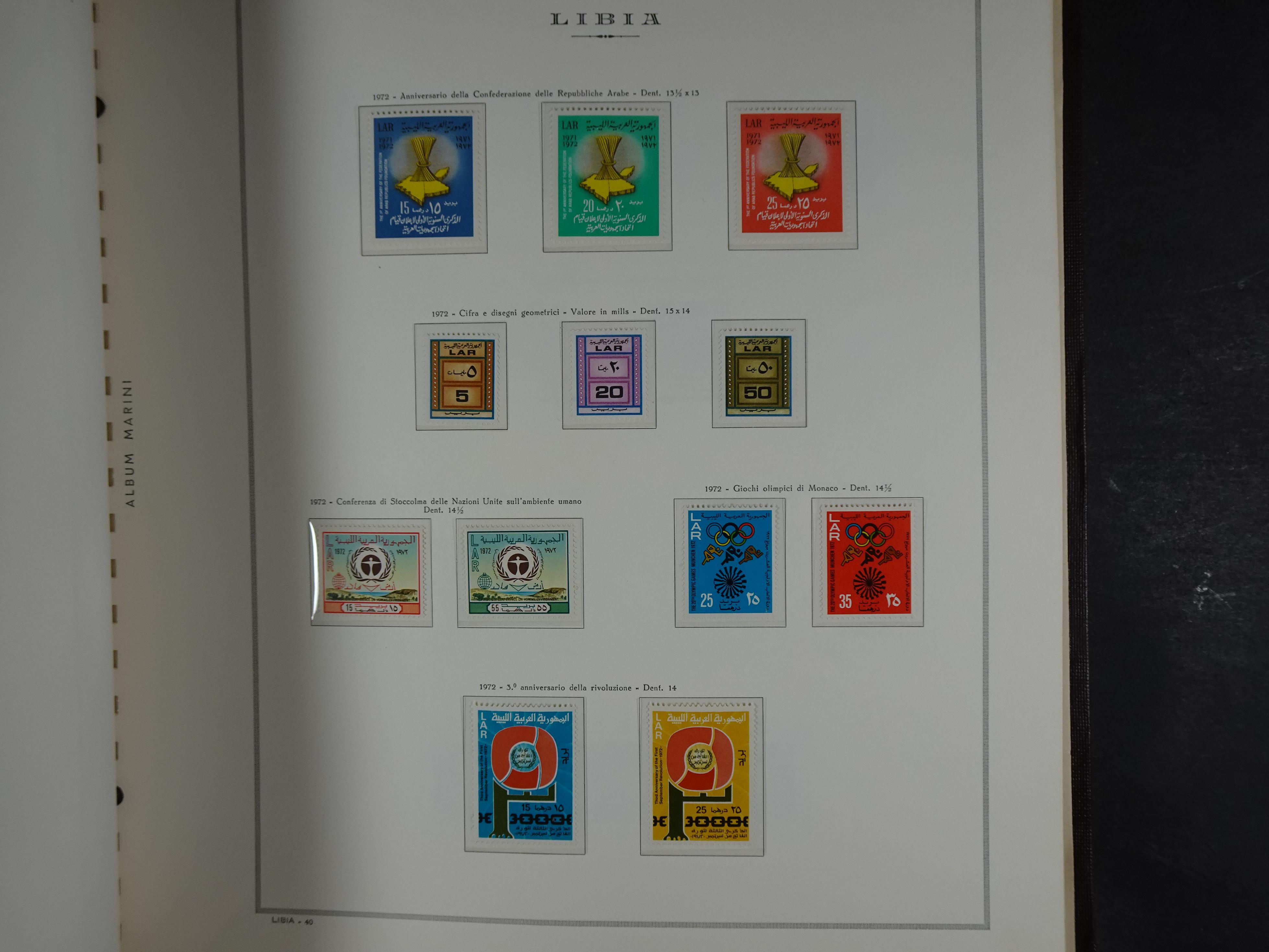 Bijna compleet verzameling Libië en Somalië vrijwel geheel postfris waar onder betere series erg schaars materiaal.  30