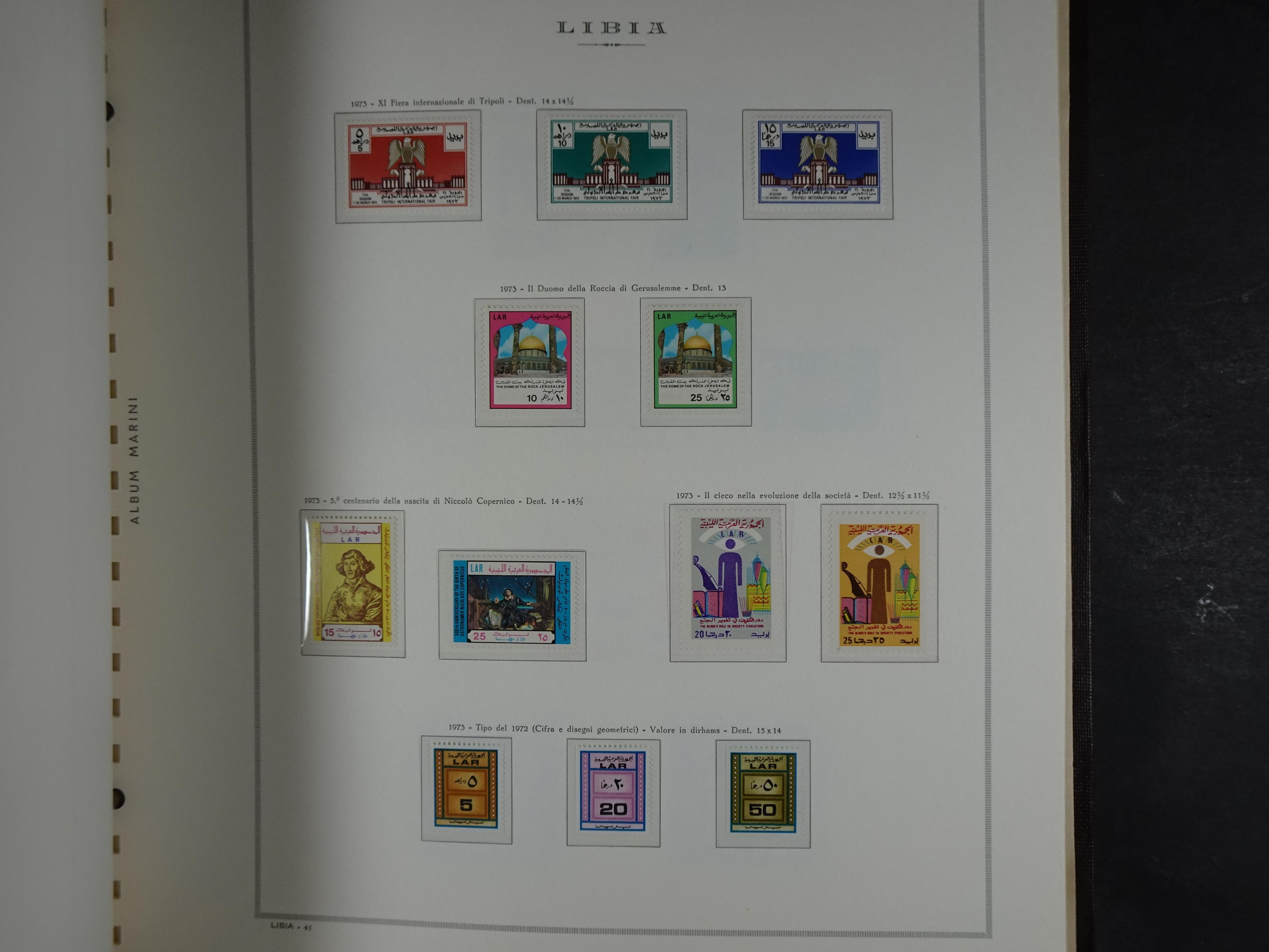 Bijna compleet verzameling Libië en Somalië vrijwel geheel postfris waar onder betere series erg schaars materiaal.  31