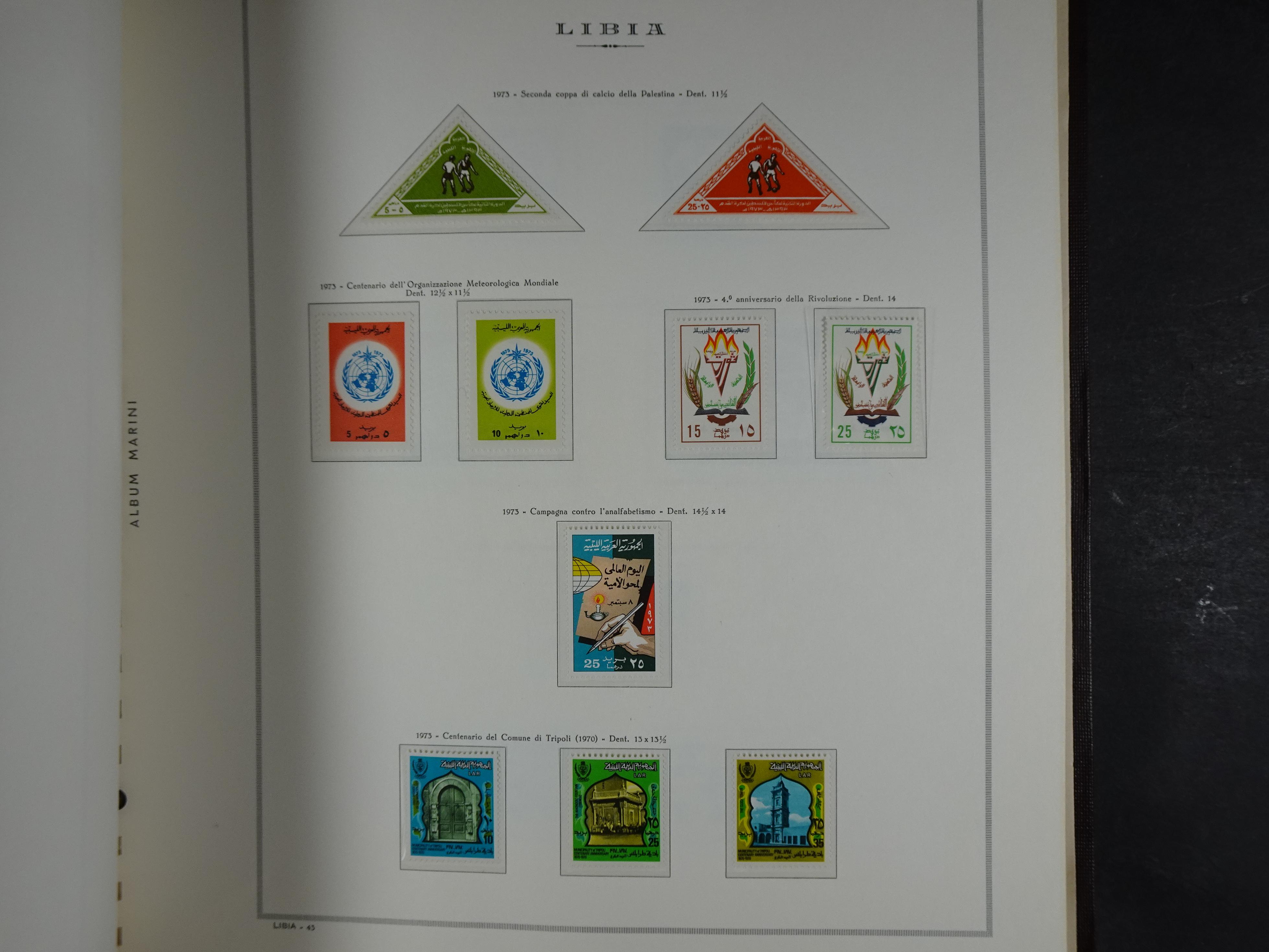 Bijna compleet verzameling Libië en Somalië vrijwel geheel postfris waar onder betere series erg schaars materiaal.  33