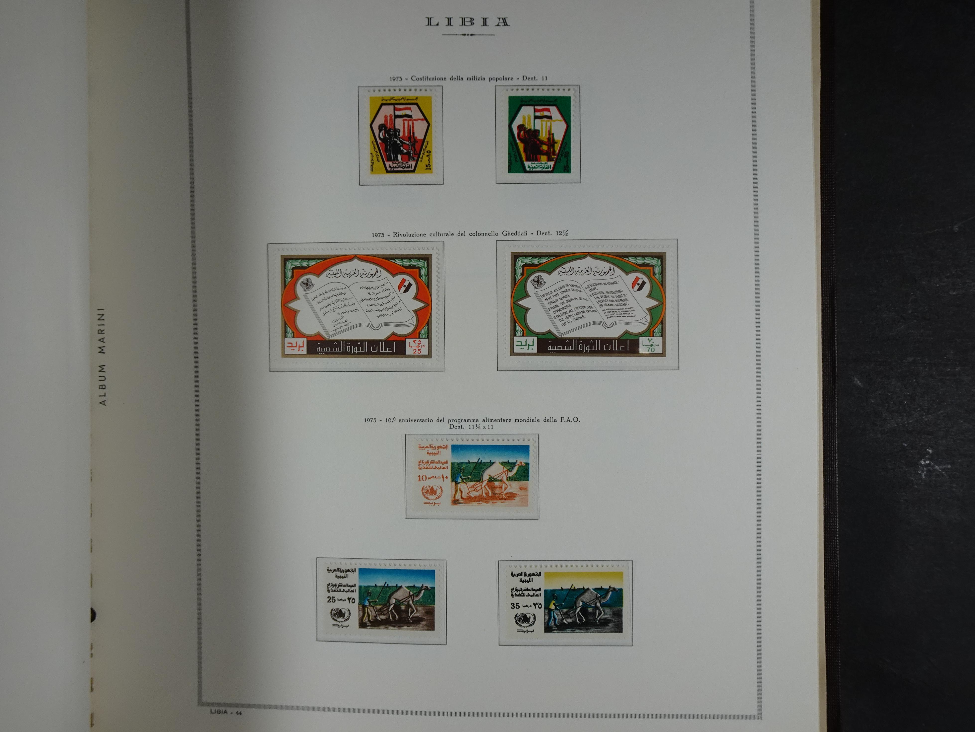 Bijna compleet verzameling Libië en Somalië vrijwel geheel postfris waar onder betere series erg schaars materiaal.  34