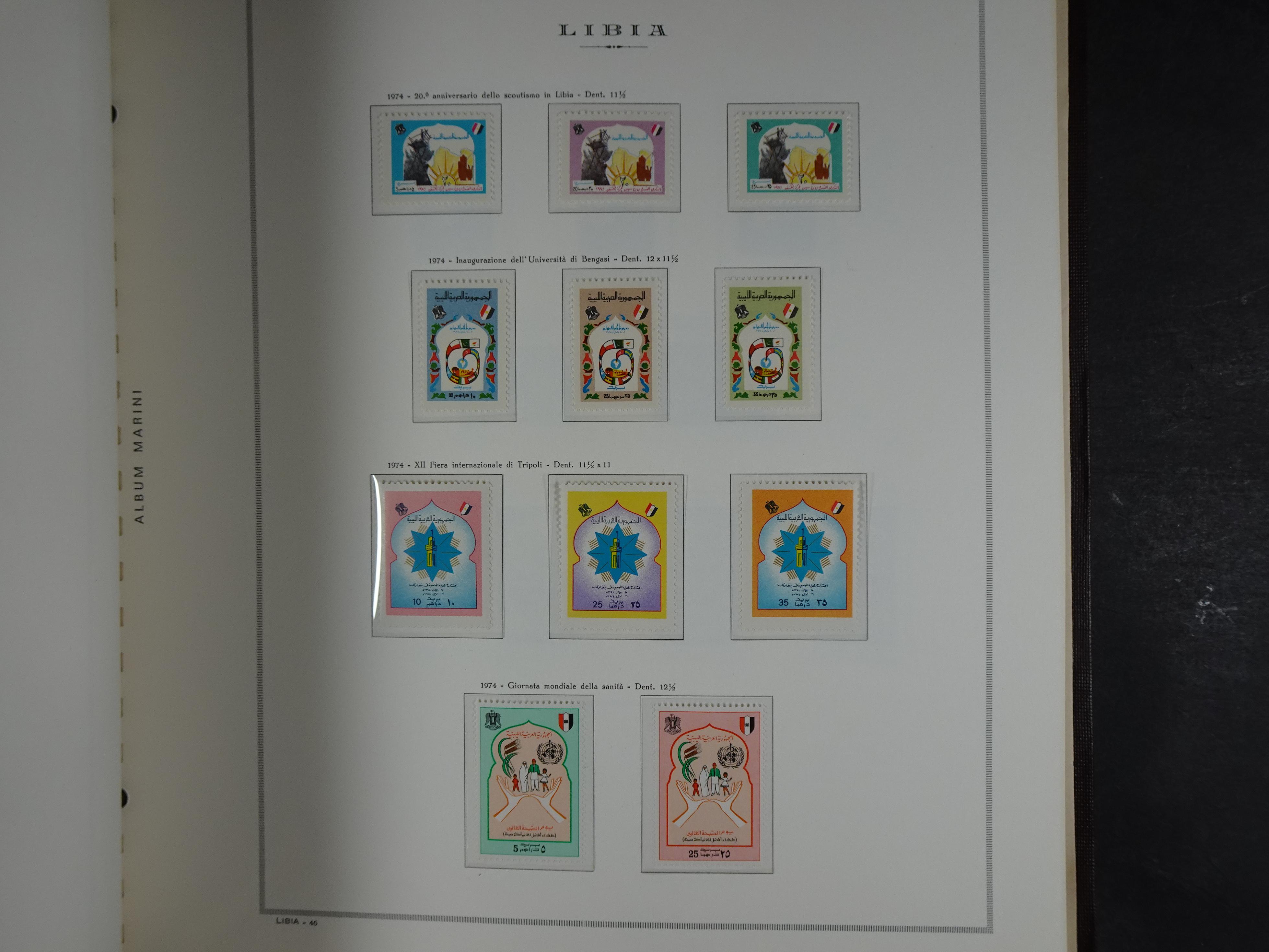 Bijna compleet verzameling Libië en Somalië vrijwel geheel postfris waar onder betere series erg schaars materiaal.  36