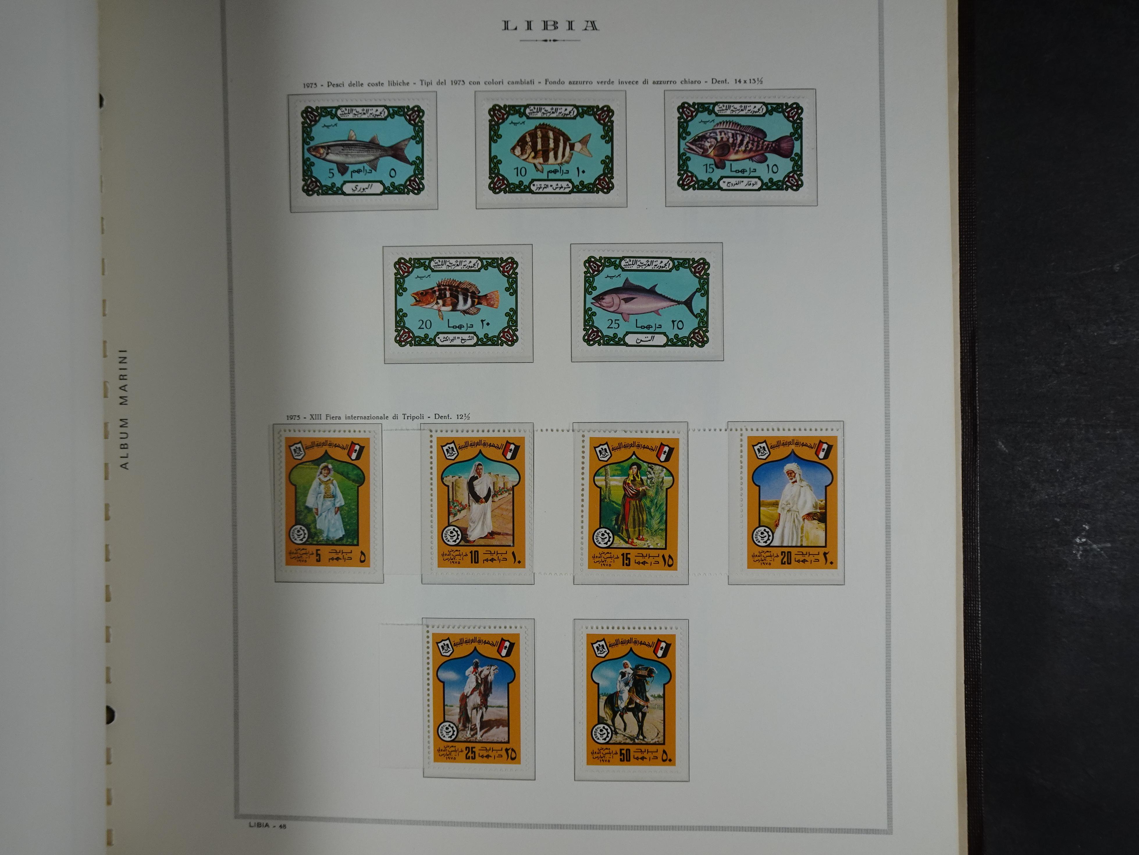 Bijna compleet verzameling Libië en Somalië vrijwel geheel postfris waar onder betere series erg schaars materiaal.  38