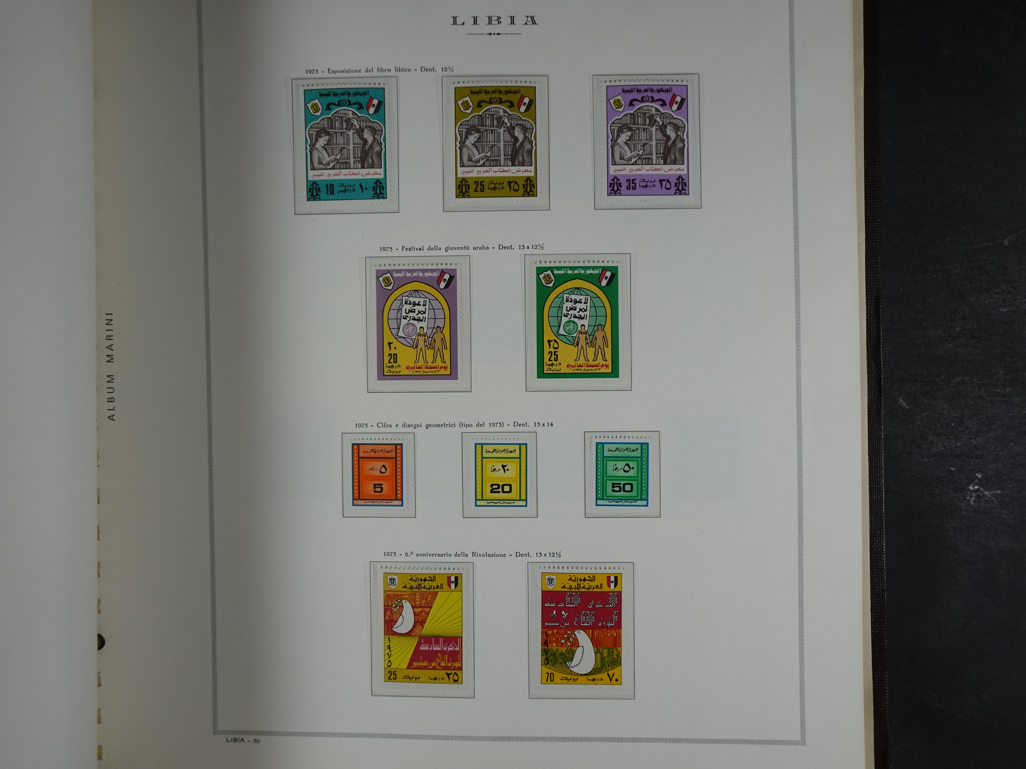 Bijna compleet verzameling Libië en Somalië vrijwel geheel postfris waar onder betere series erg schaars materiaal.  40