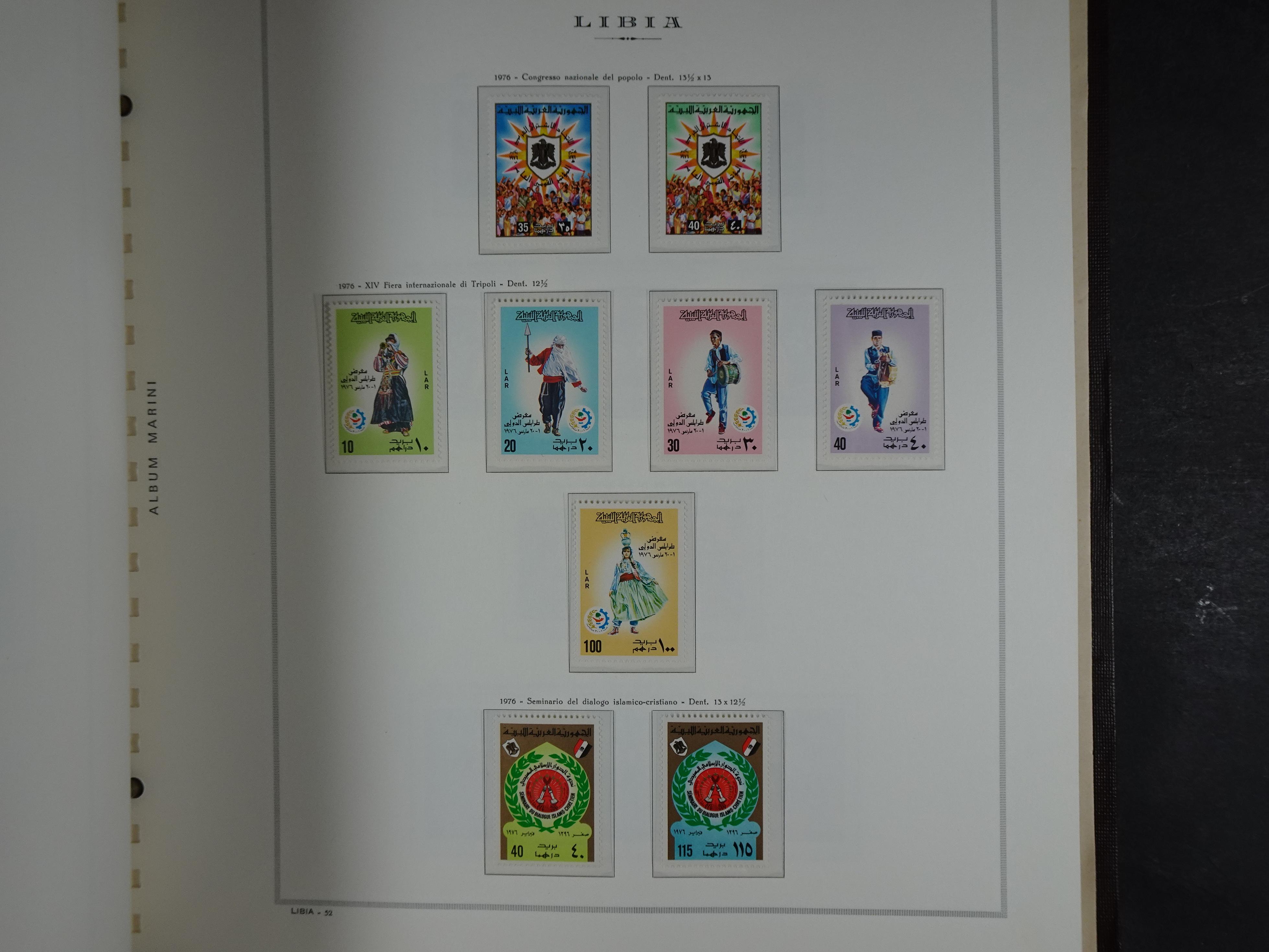 Bijna compleet verzameling Libië en Somalië vrijwel geheel postfris waar onder betere series erg schaars materiaal.  42