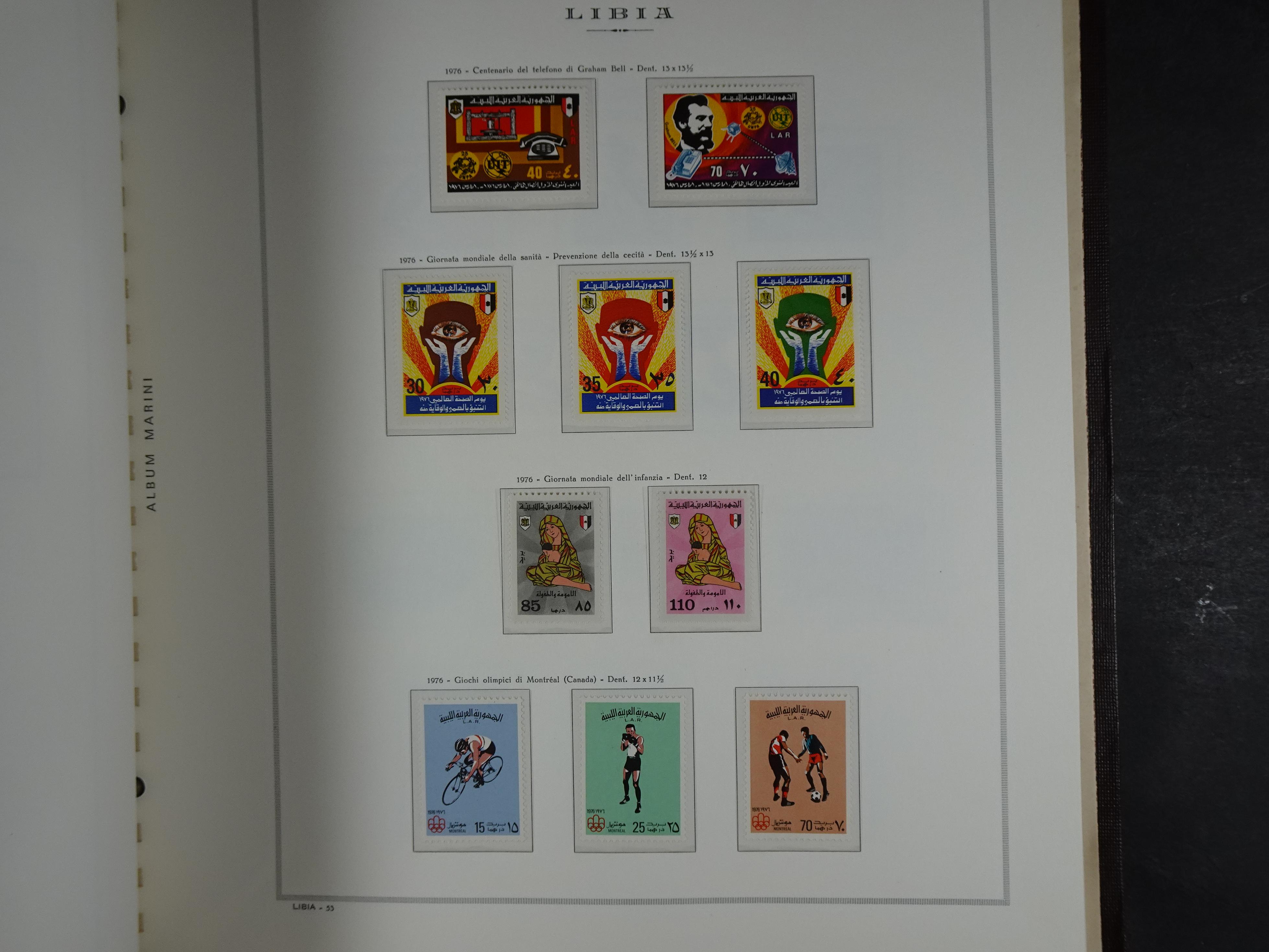 Bijna compleet verzameling Libië en Somalië vrijwel geheel postfris waar onder betere series erg schaars materiaal.  43