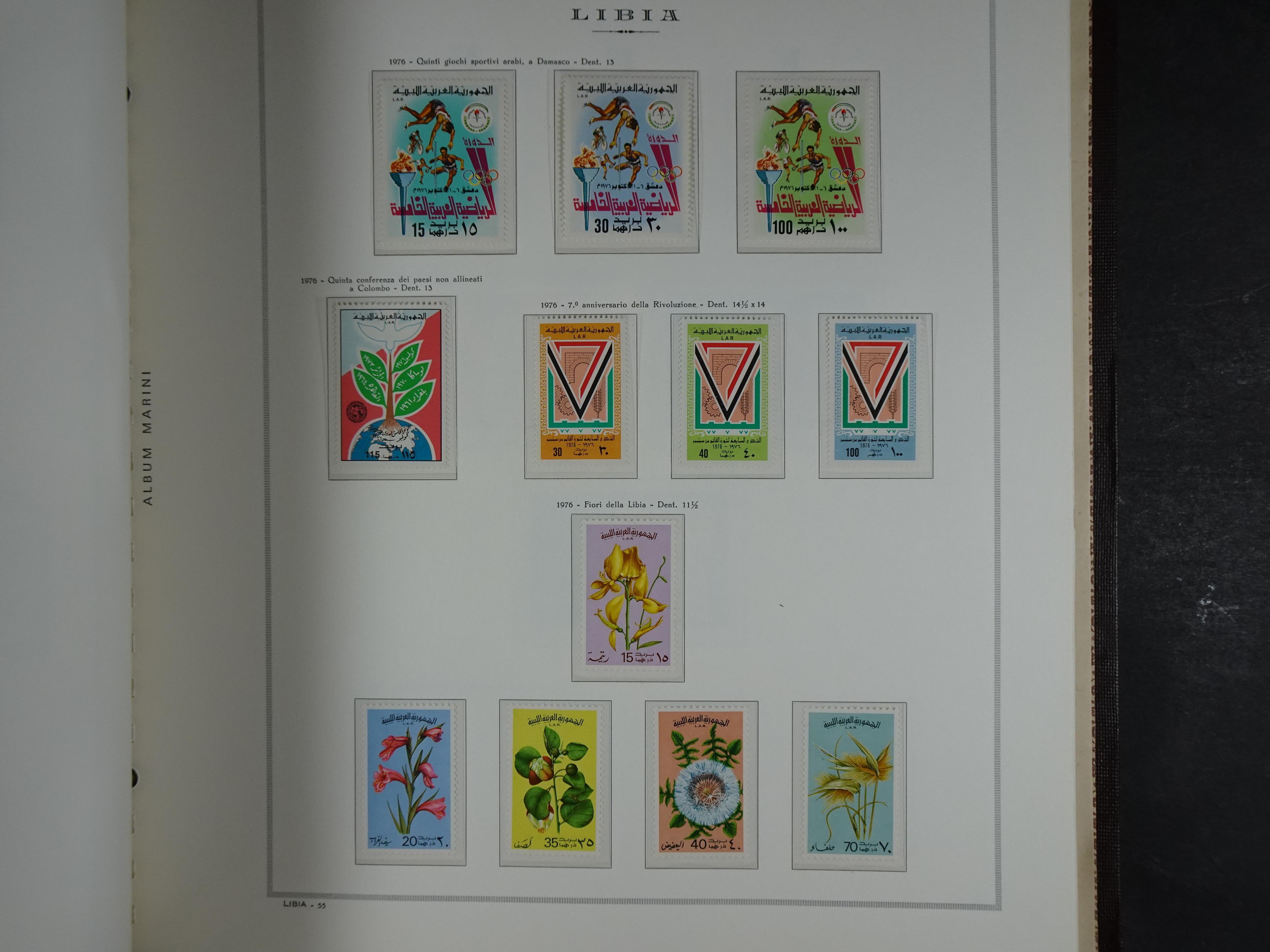 Bijna compleet verzameling Libië en Somalië vrijwel geheel postfris waar onder betere series erg schaars materiaal.  45