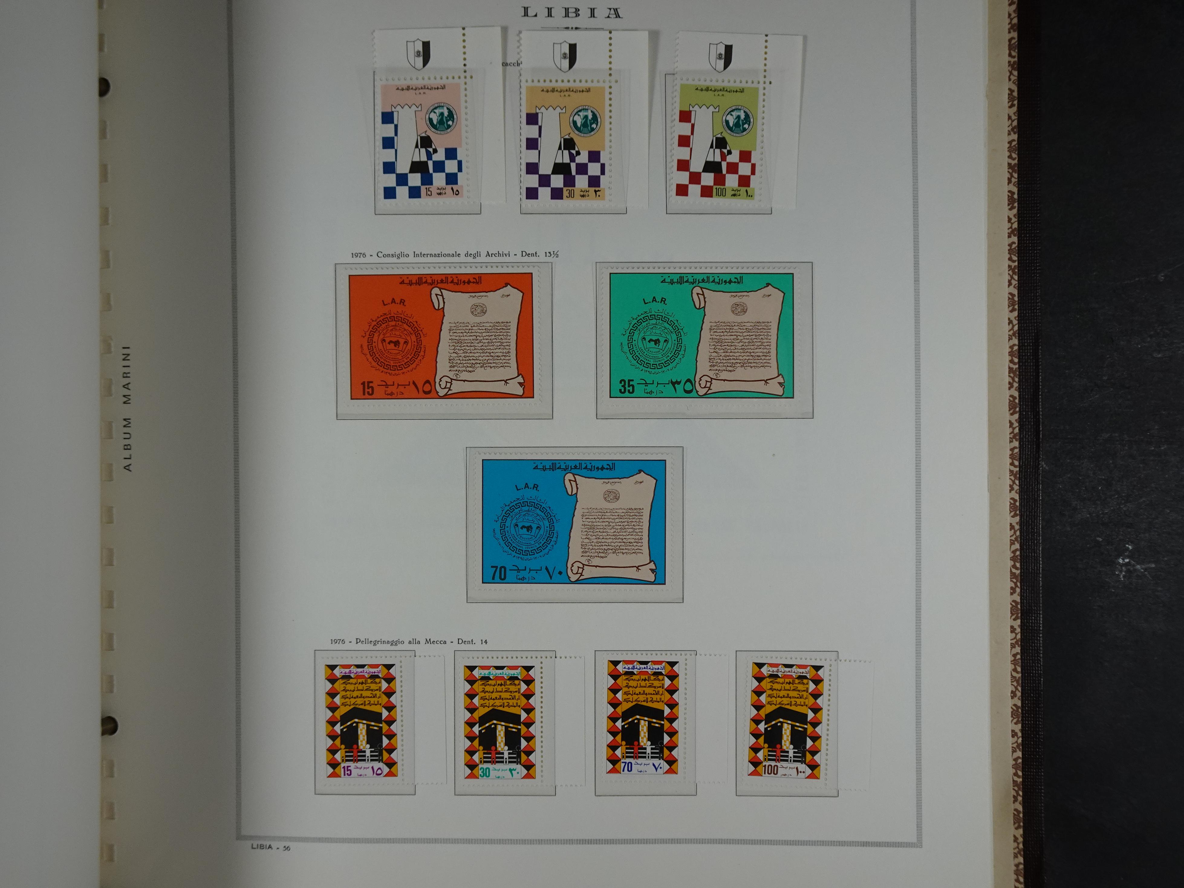 Bijna compleet verzameling Libië en Somalië vrijwel geheel postfris waar onder betere series erg schaars materiaal.  46