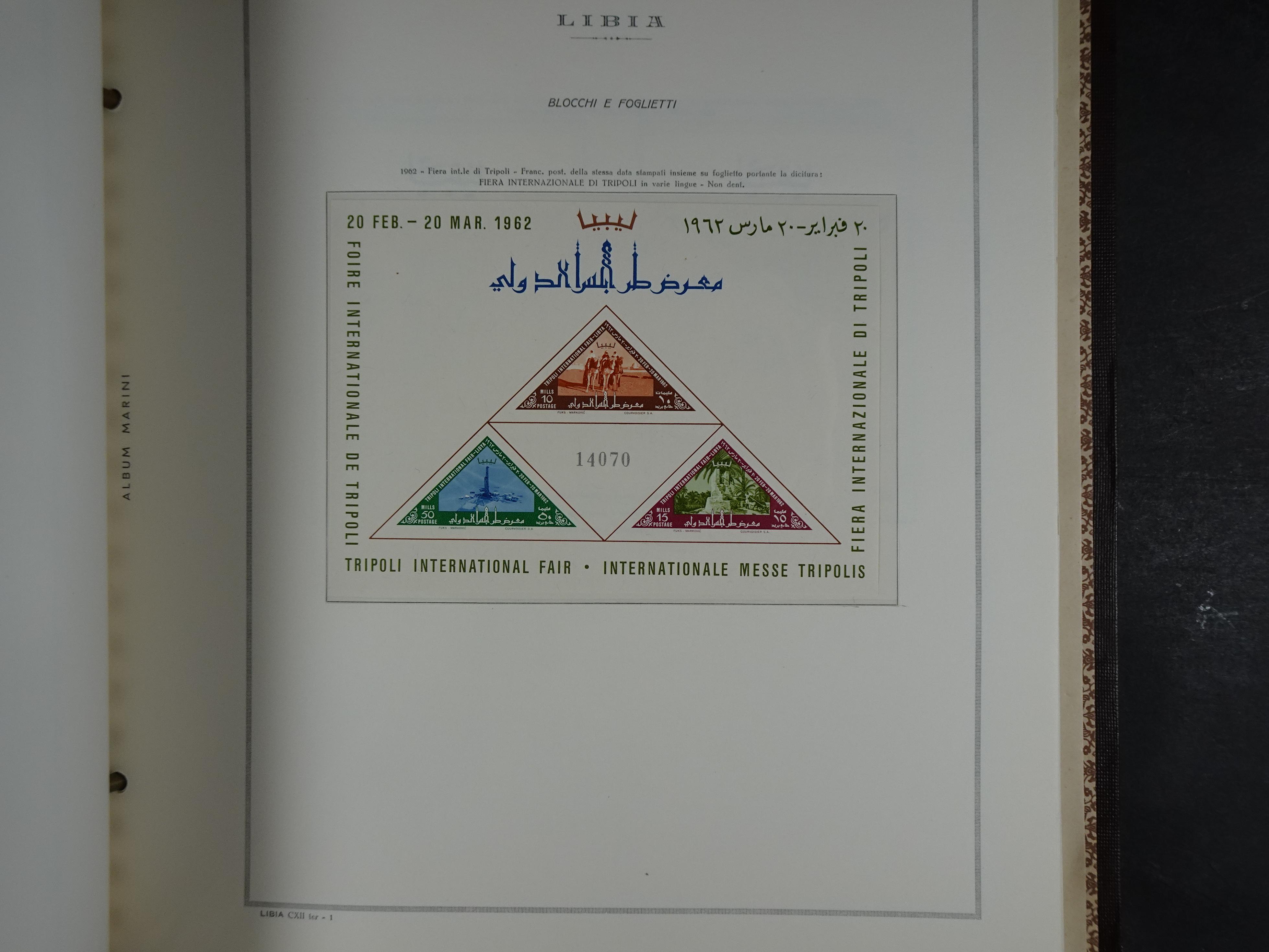 Bijna compleet verzameling Libië en Somalië vrijwel geheel postfris waar onder betere series erg schaars materiaal.  47