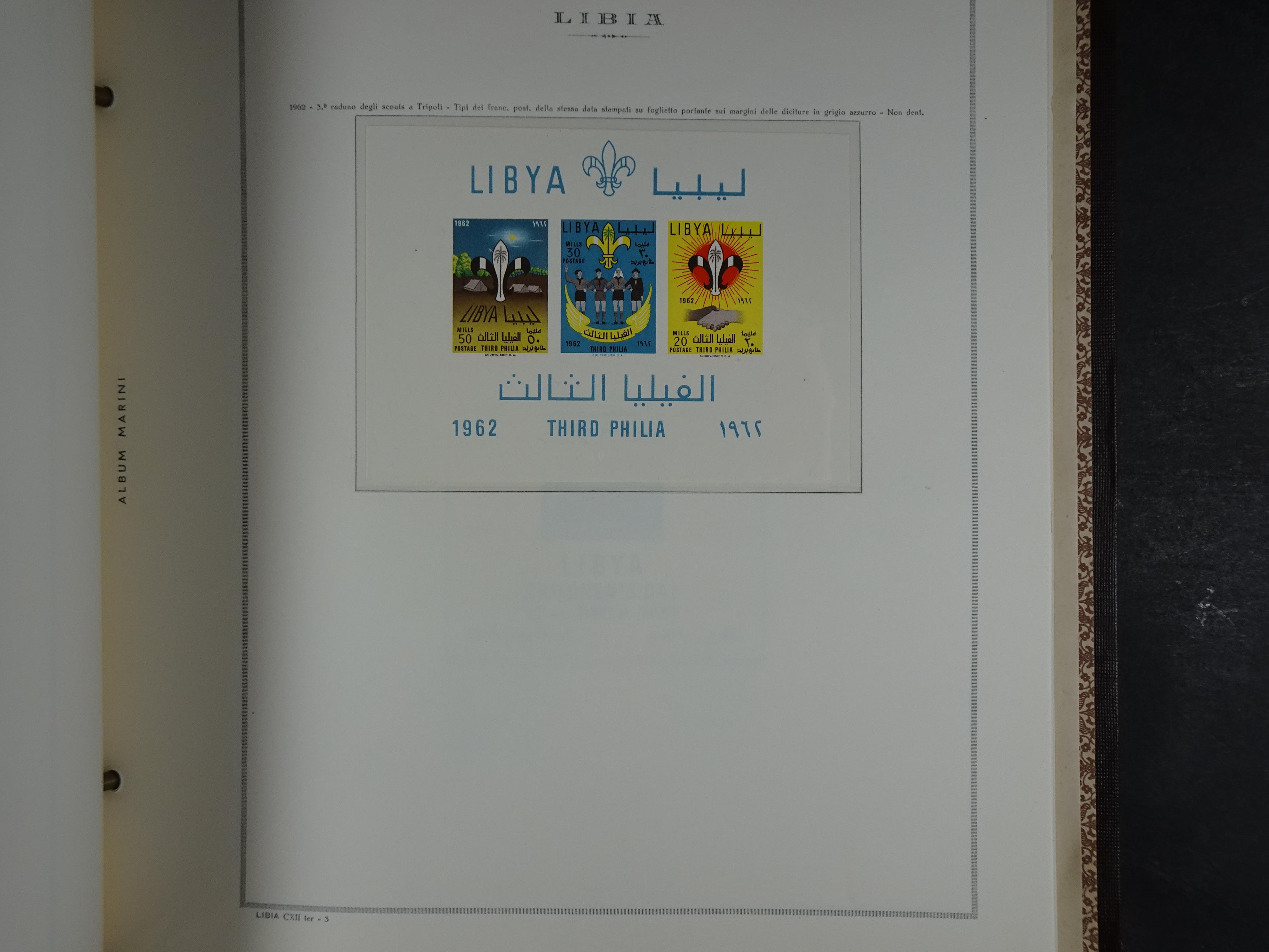 Bijna compleet verzameling Libië en Somalië vrijwel geheel postfris waar onder betere series erg schaars materiaal.  49