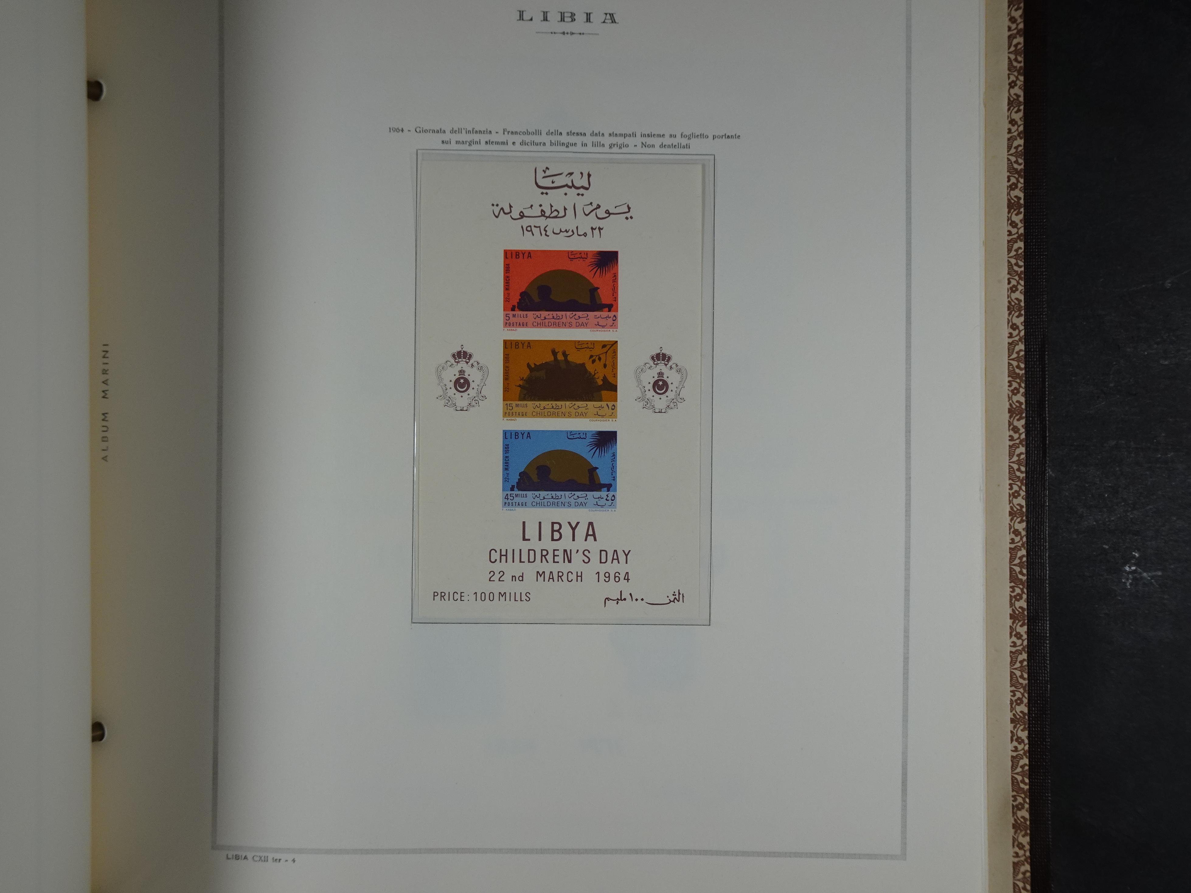 Bijna compleet verzameling Libië en Somalië vrijwel geheel postfris waar onder betere series erg schaars materiaal.  50