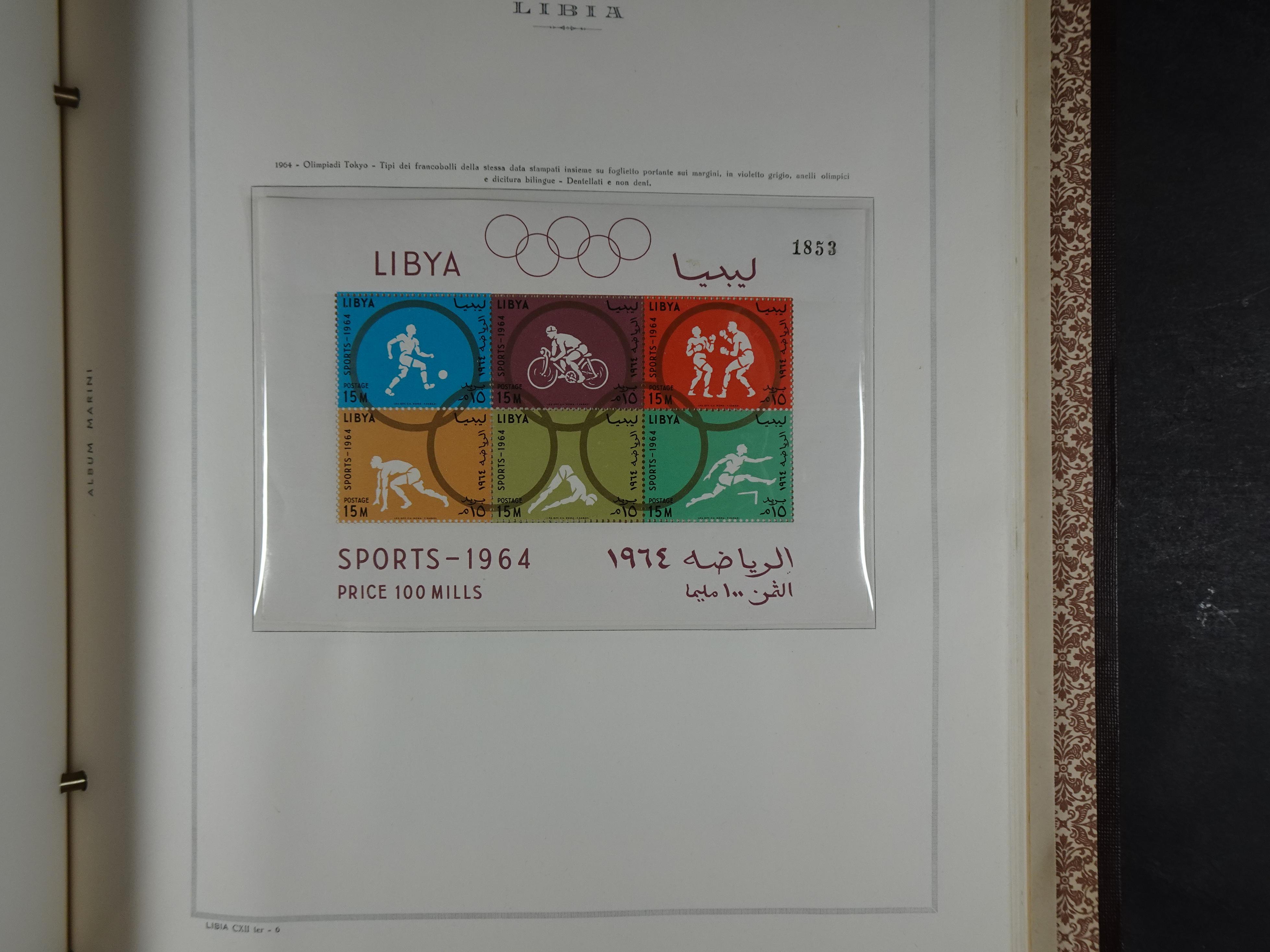 Bijna compleet verzameling Libië en Somalië vrijwel geheel postfris waar onder betere series erg schaars materiaal.  52