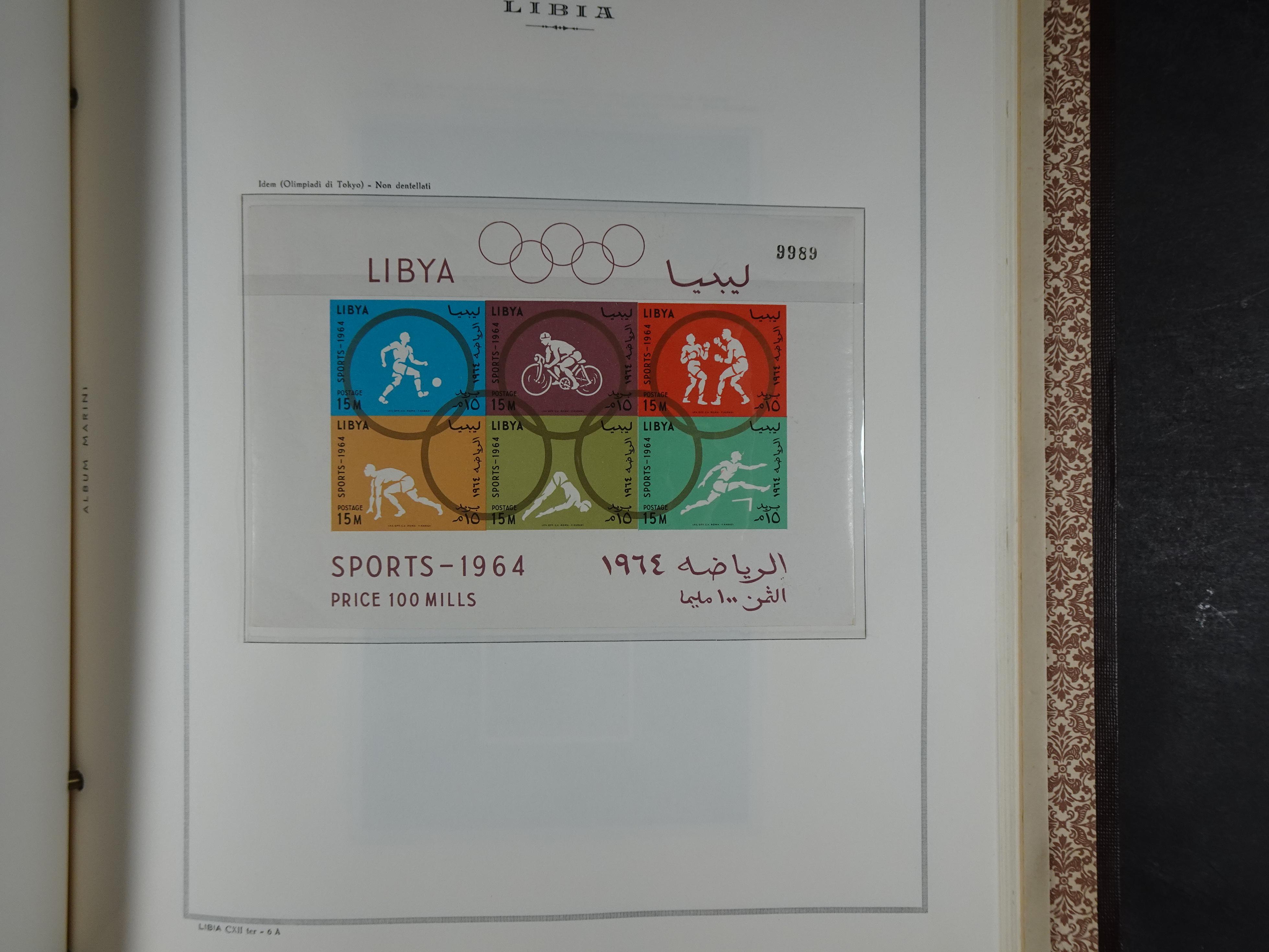 Bijna compleet verzameling Libië en Somalië vrijwel geheel postfris waar onder betere series erg schaars materiaal.  53