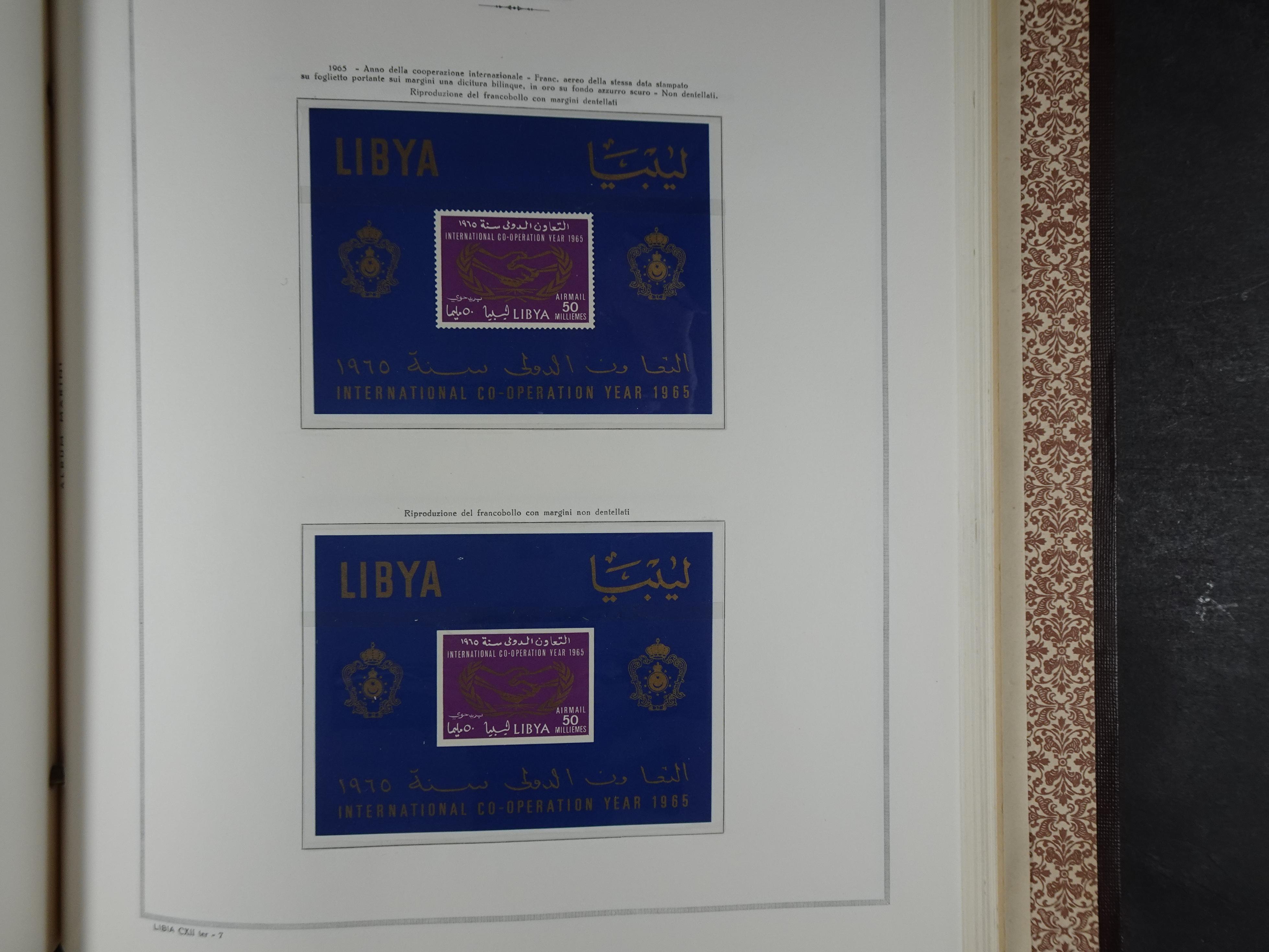 Bijna compleet verzameling Libië en Somalië vrijwel geheel postfris waar onder betere series erg schaars materiaal.  54