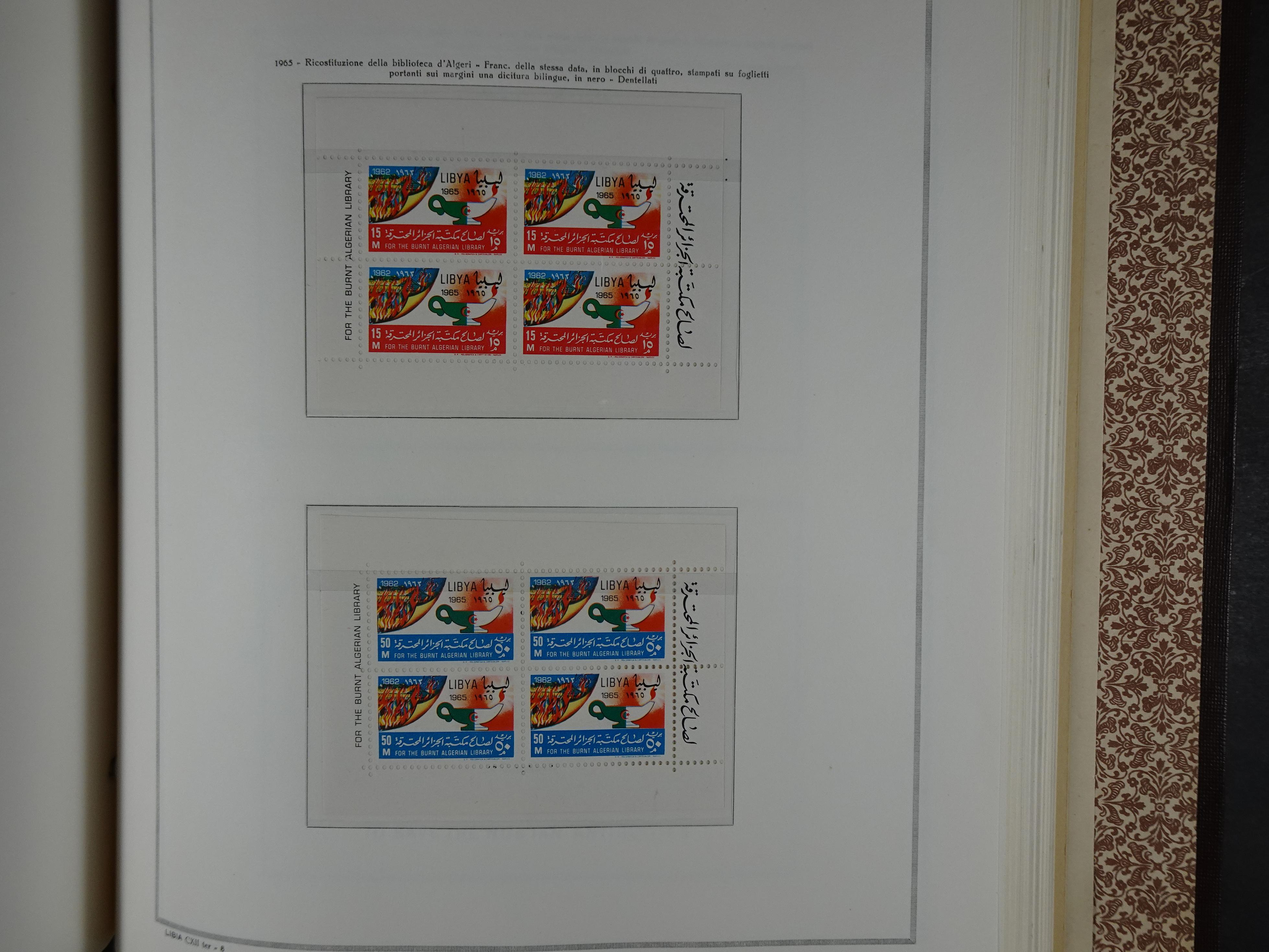 Bijna compleet verzameling Libië en Somalië vrijwel geheel postfris waar onder betere series erg schaars materiaal.  55