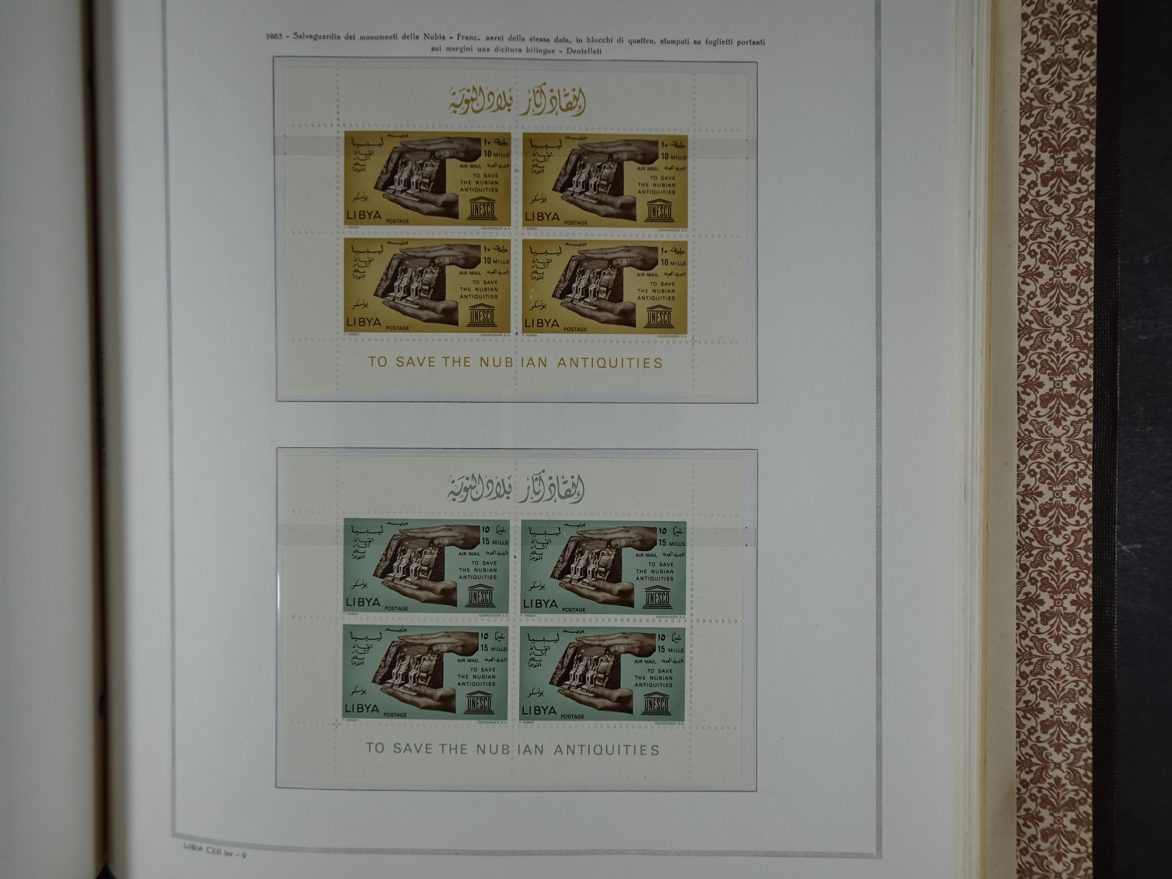 Bijna compleet verzameling Libië en Somalië vrijwel geheel postfris waar onder betere series erg schaars materiaal.  56