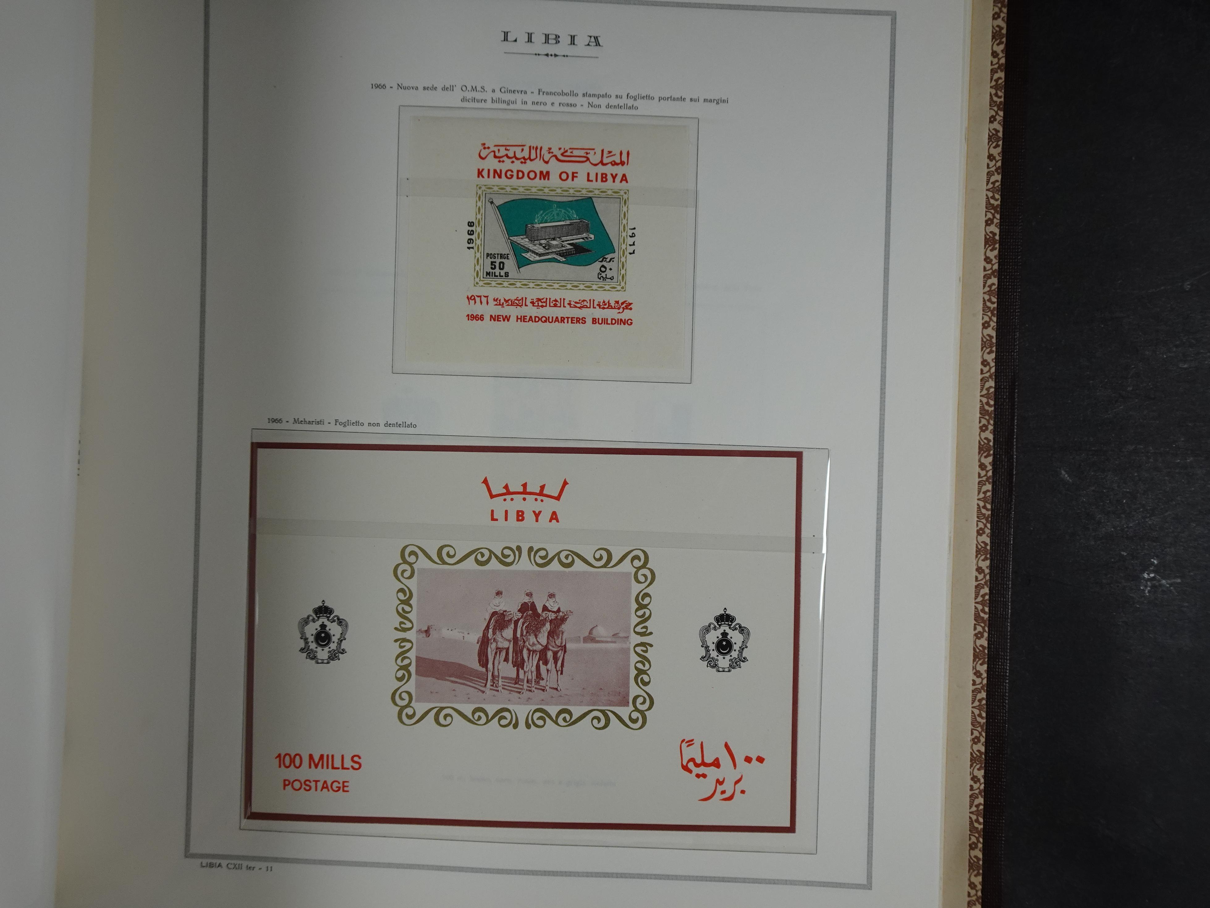 Bijna compleet verzameling Libië en Somalië vrijwel geheel postfris waar onder betere series erg schaars materiaal.  58