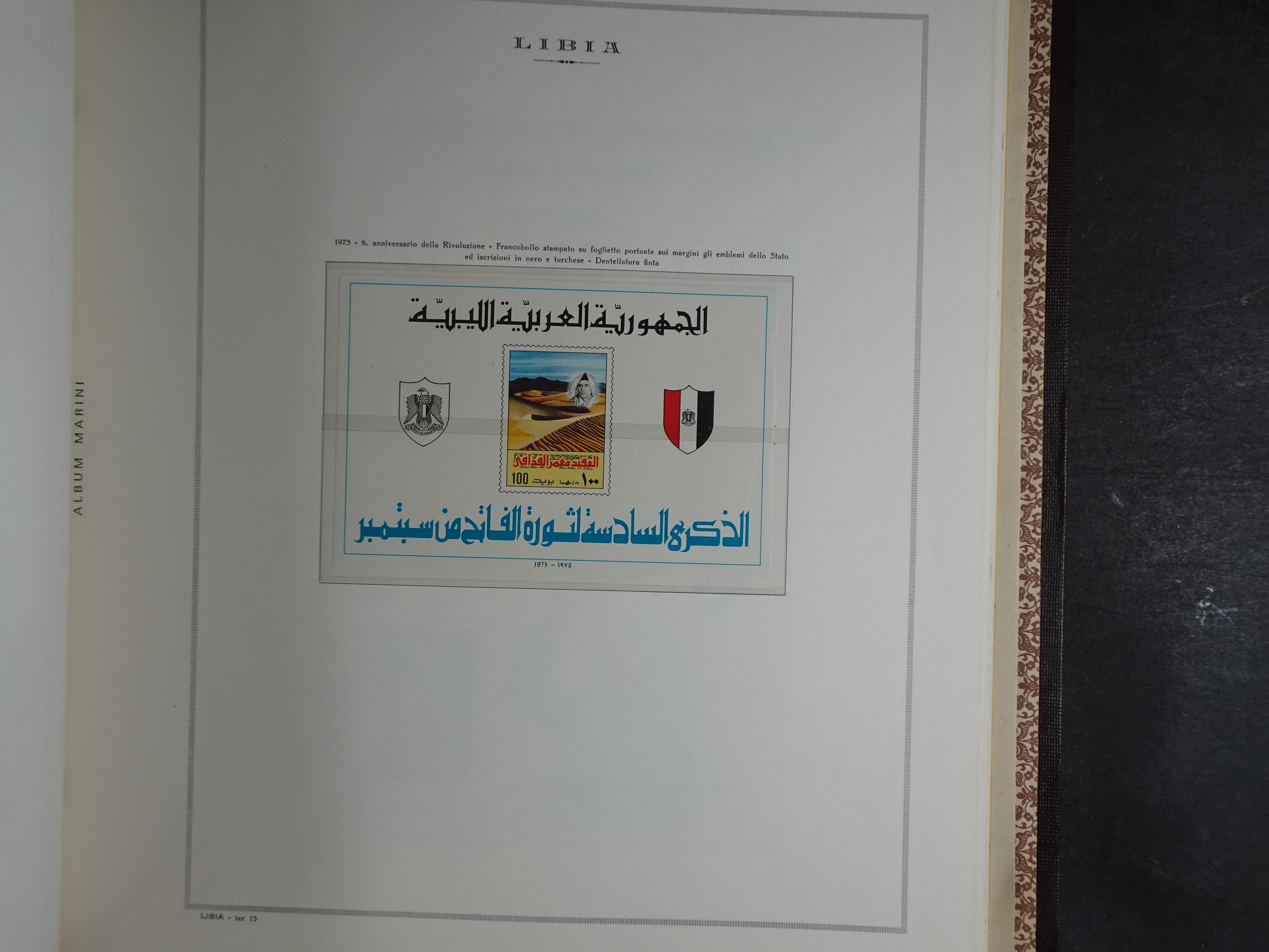 Bijna compleet verzameling Libië en Somalië vrijwel geheel postfris waar onder betere series erg schaars materiaal.  60