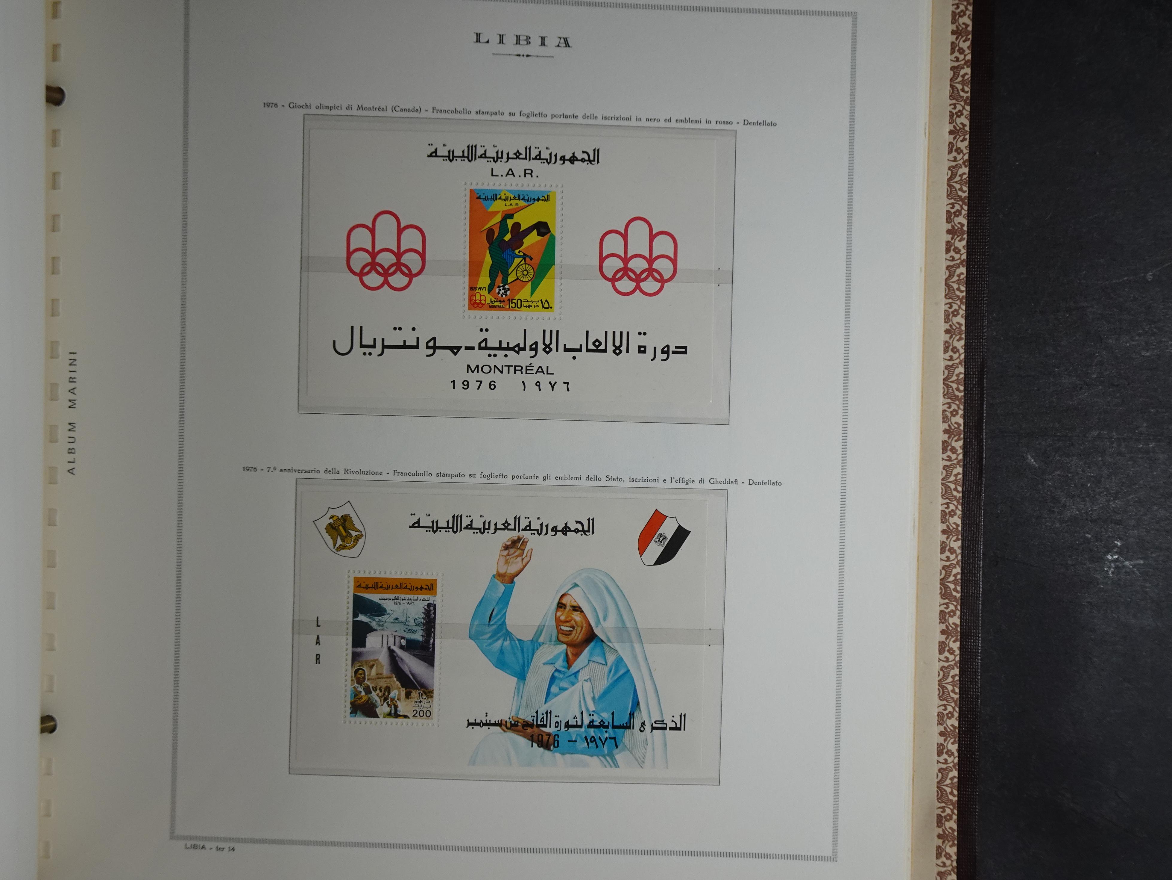 Bijna compleet verzameling Libië en Somalië vrijwel geheel postfris waar onder betere series erg schaars materiaal.  61