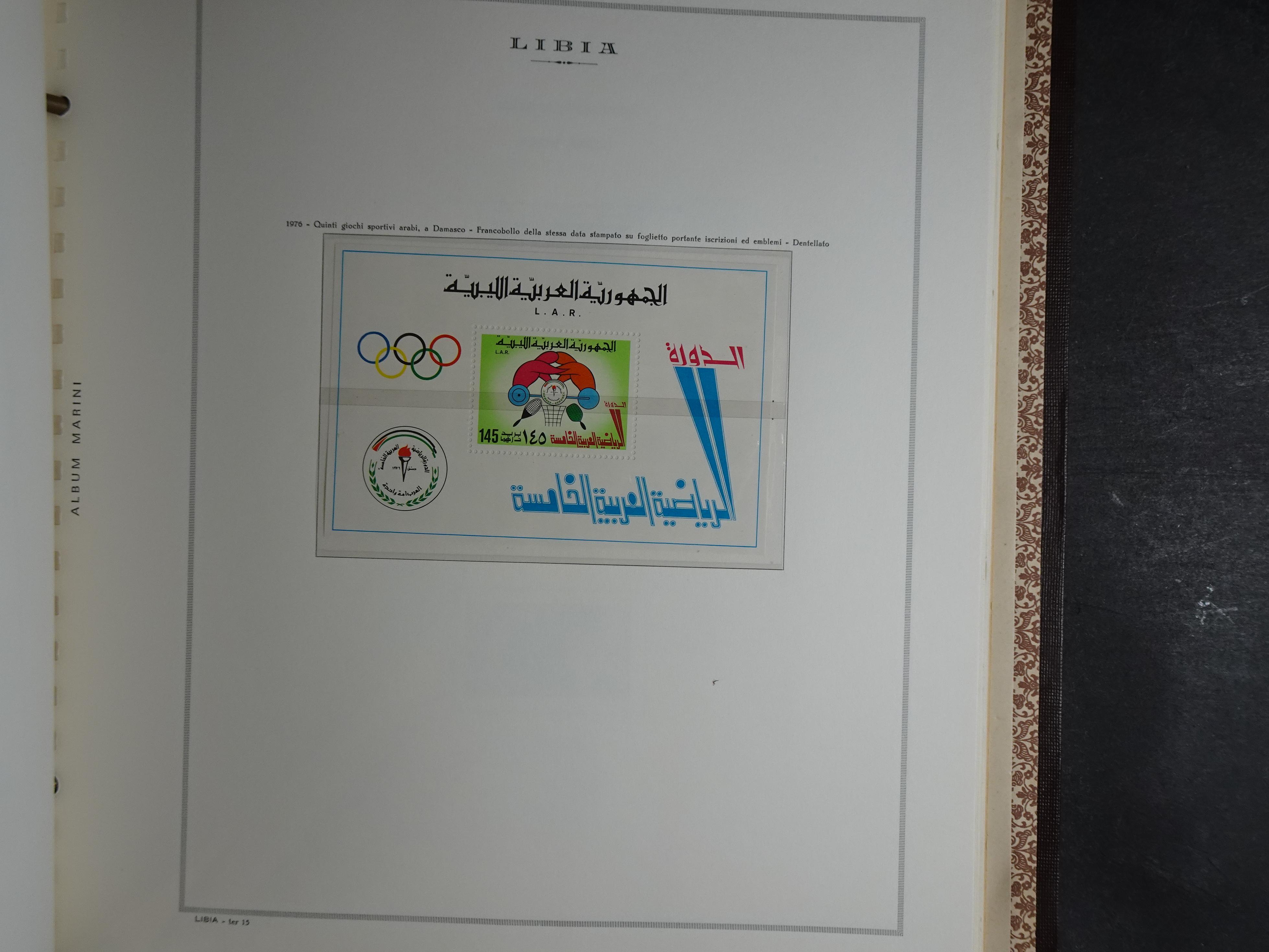 Bijna compleet verzameling Libië en Somalië vrijwel geheel postfris waar onder betere series erg schaars materiaal.  62