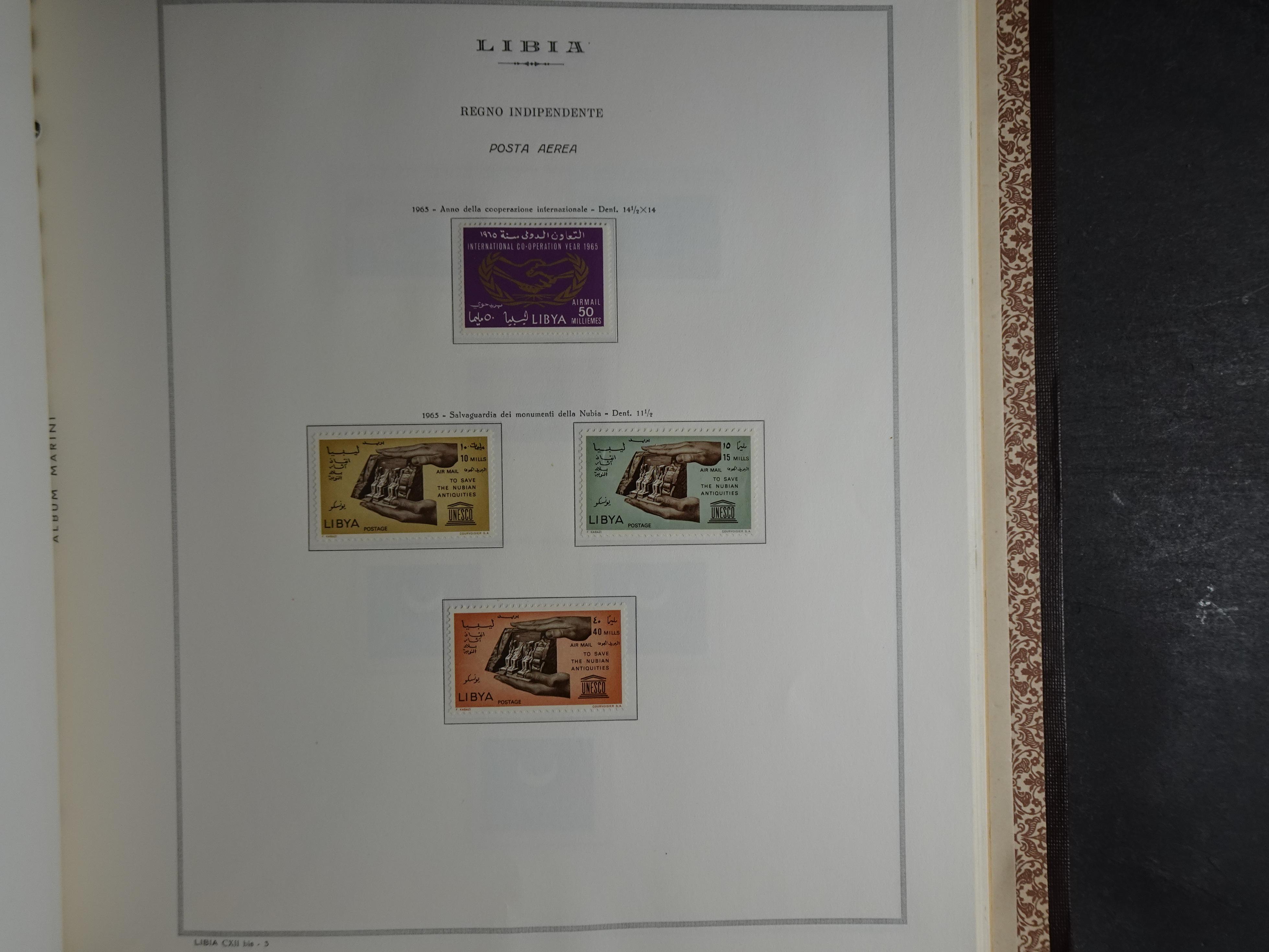 Bijna compleet verzameling Libië en Somalië vrijwel geheel postfris waar onder betere series erg schaars materiaal.  63