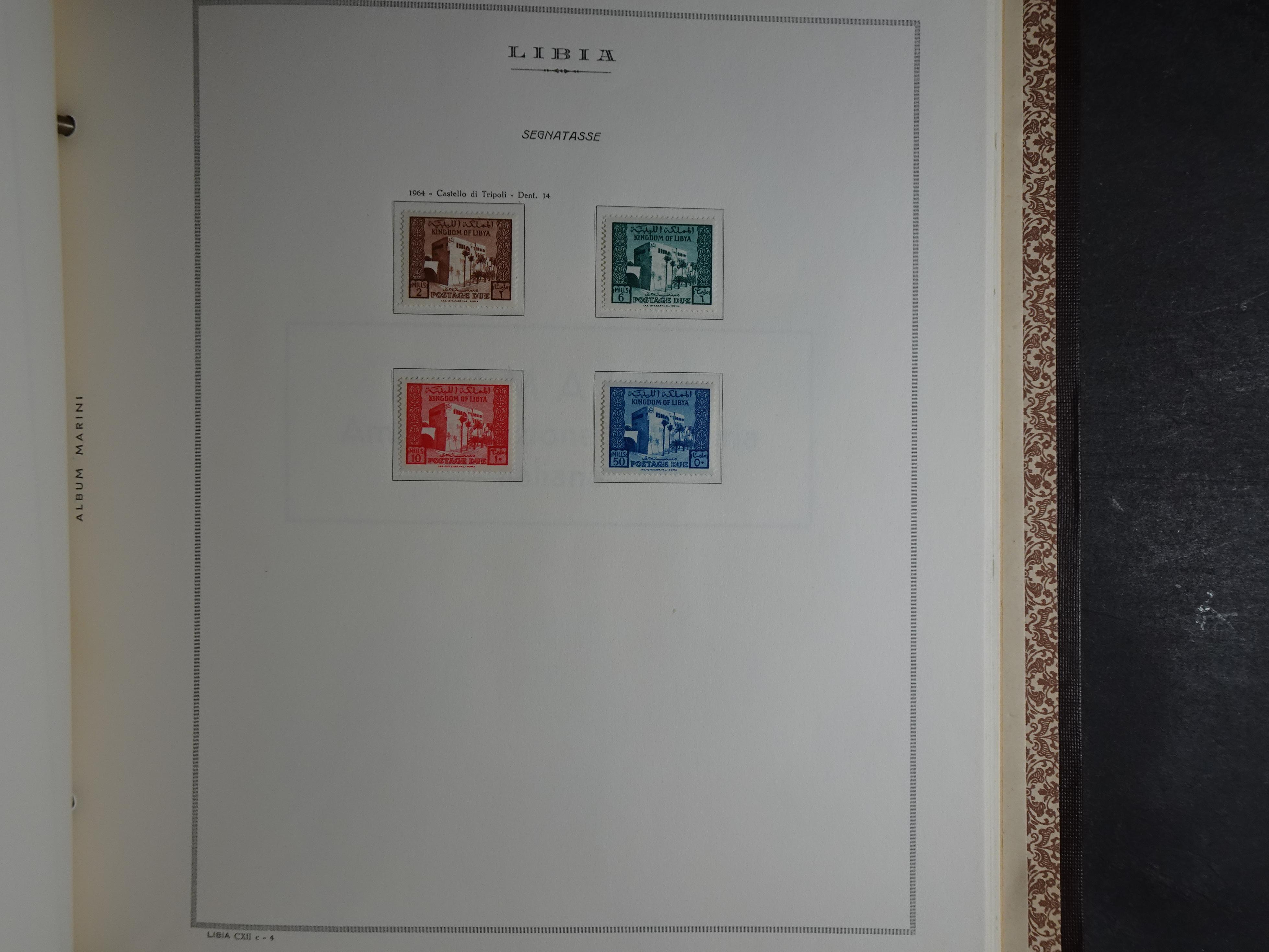 Bijna compleet verzameling Libië en Somalië vrijwel geheel postfris waar onder betere series erg schaars materiaal.  67