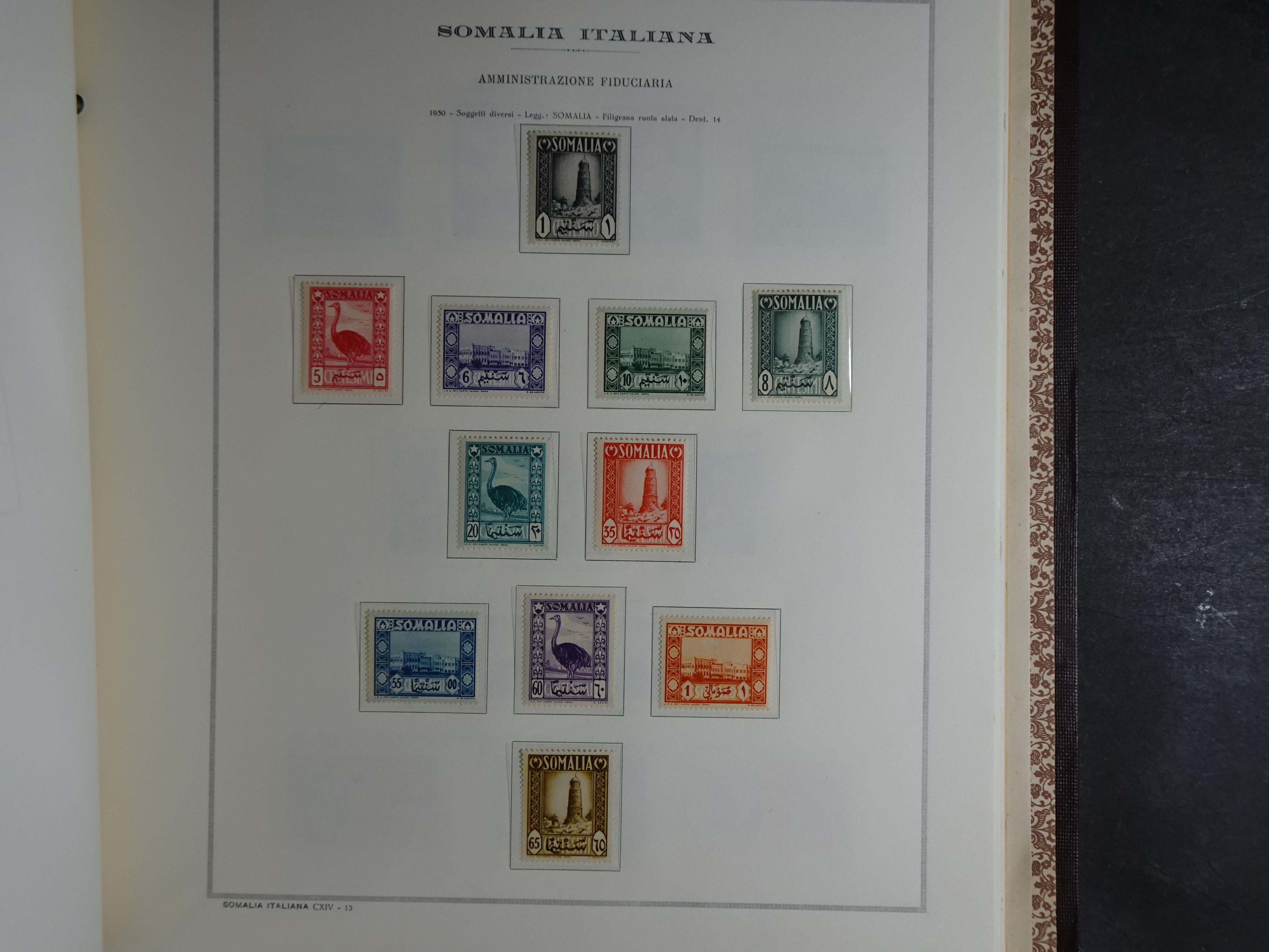 Bijna compleet verzameling Libië en Somalië vrijwel geheel postfris waar onder betere series erg schaars materiaal.  68