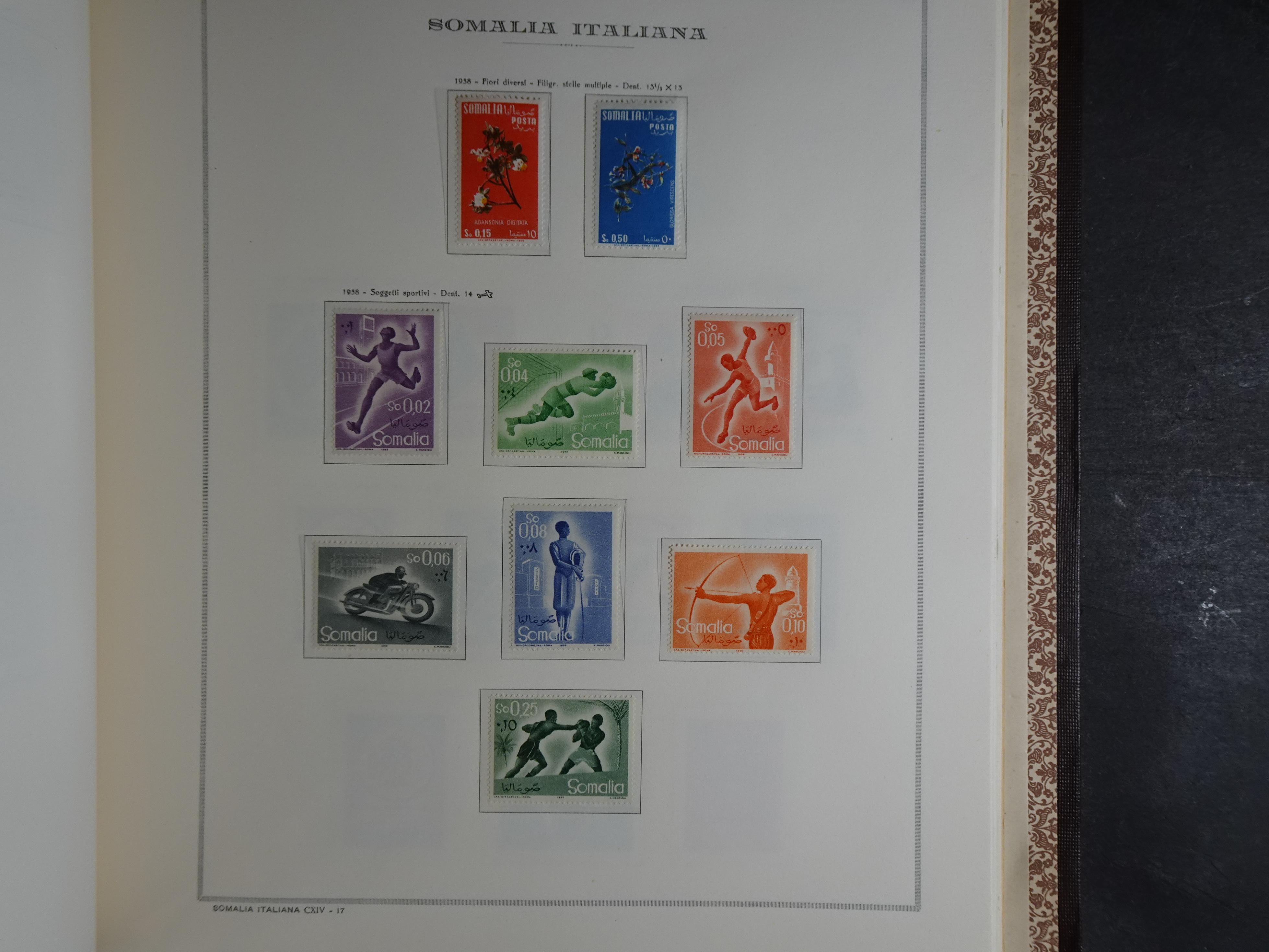 Bijna compleet verzameling Libië en Somalië vrijwel geheel postfris waar onder betere series erg schaars materiaal.  72