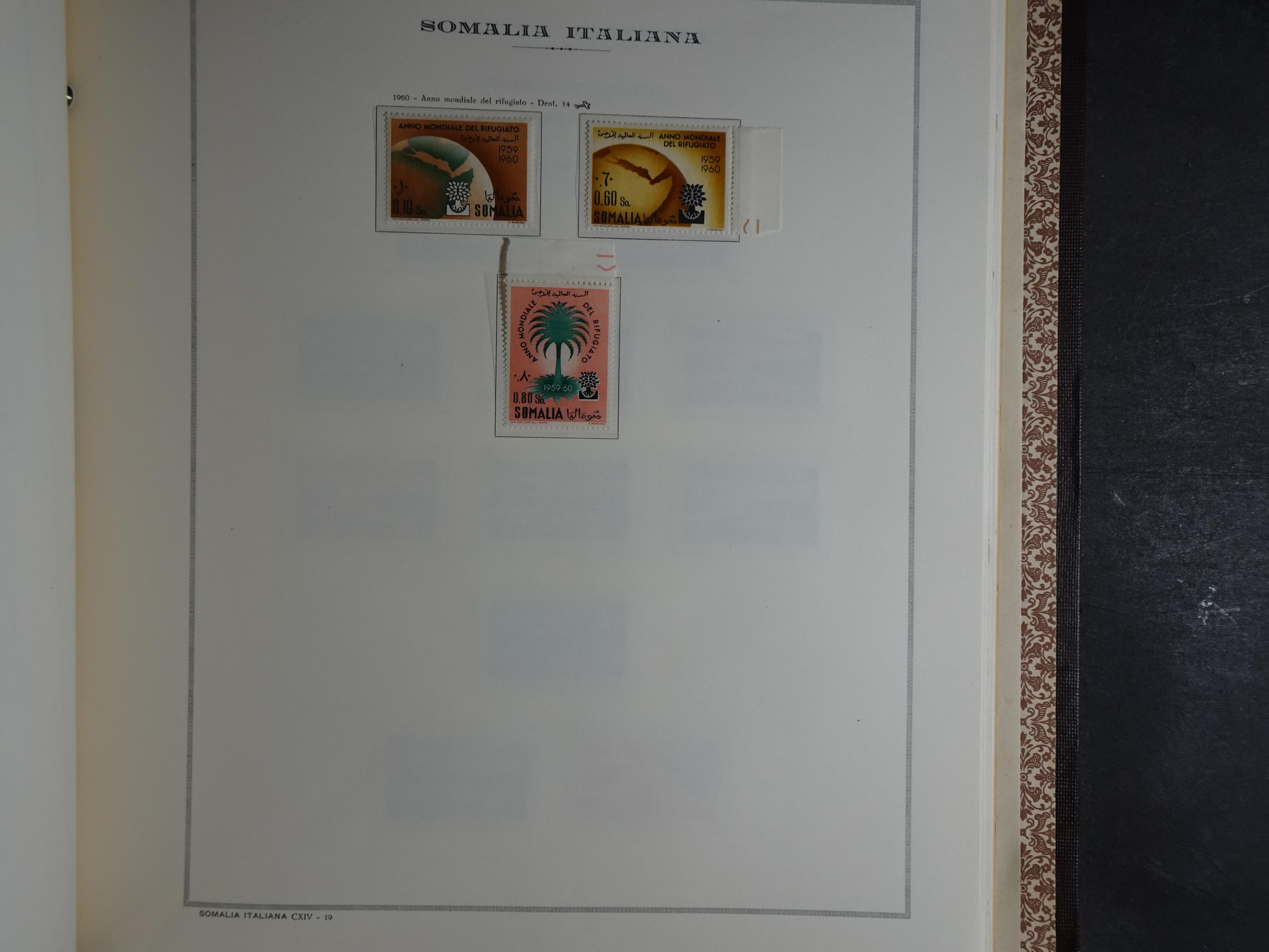 Bijna compleet verzameling Libië en Somalië vrijwel geheel postfris waar onder betere series erg schaars materiaal.  74