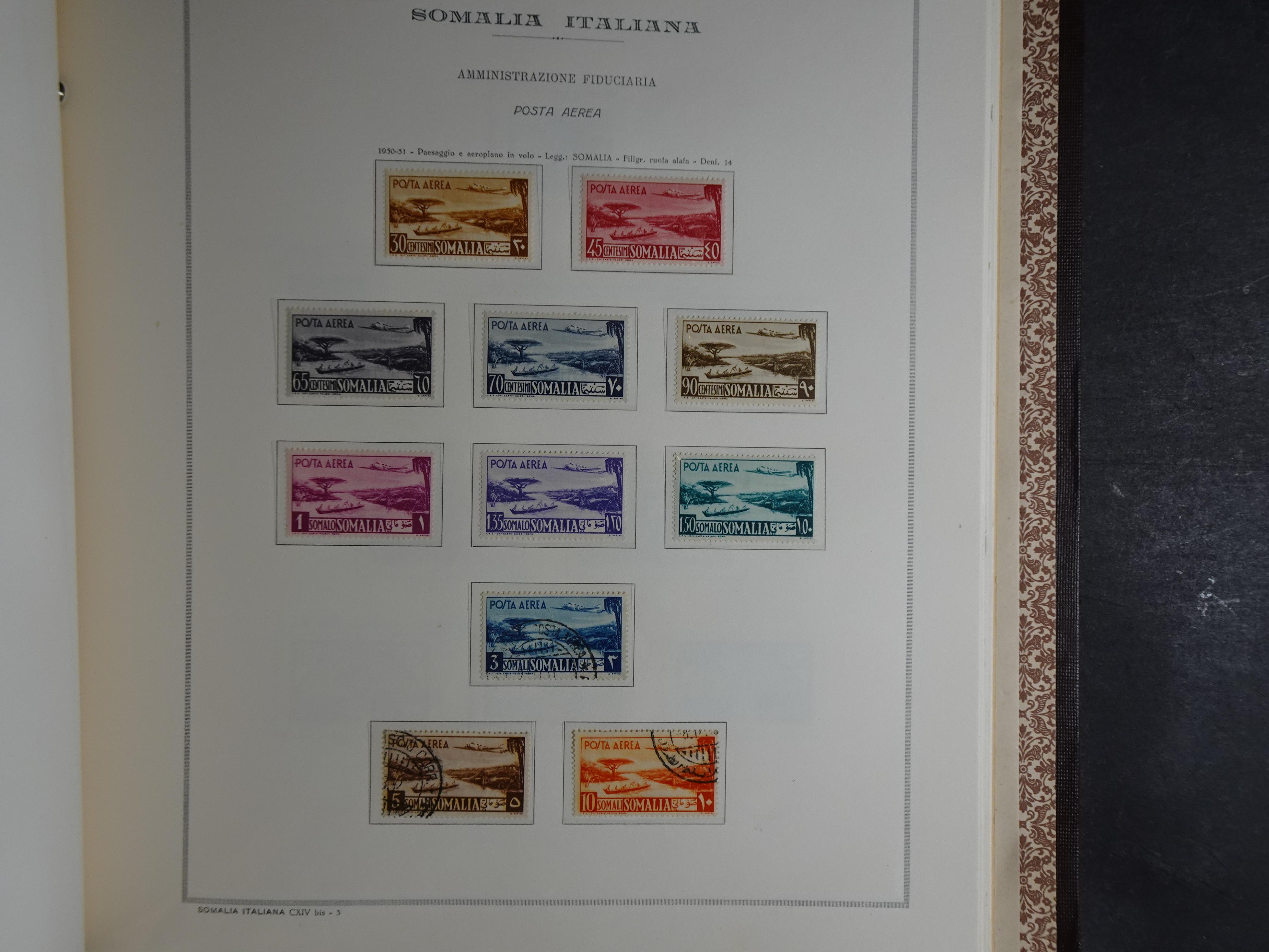 Bijna compleet verzameling Libië en Somalië vrijwel geheel postfris waar onder betere series erg schaars materiaal.  75