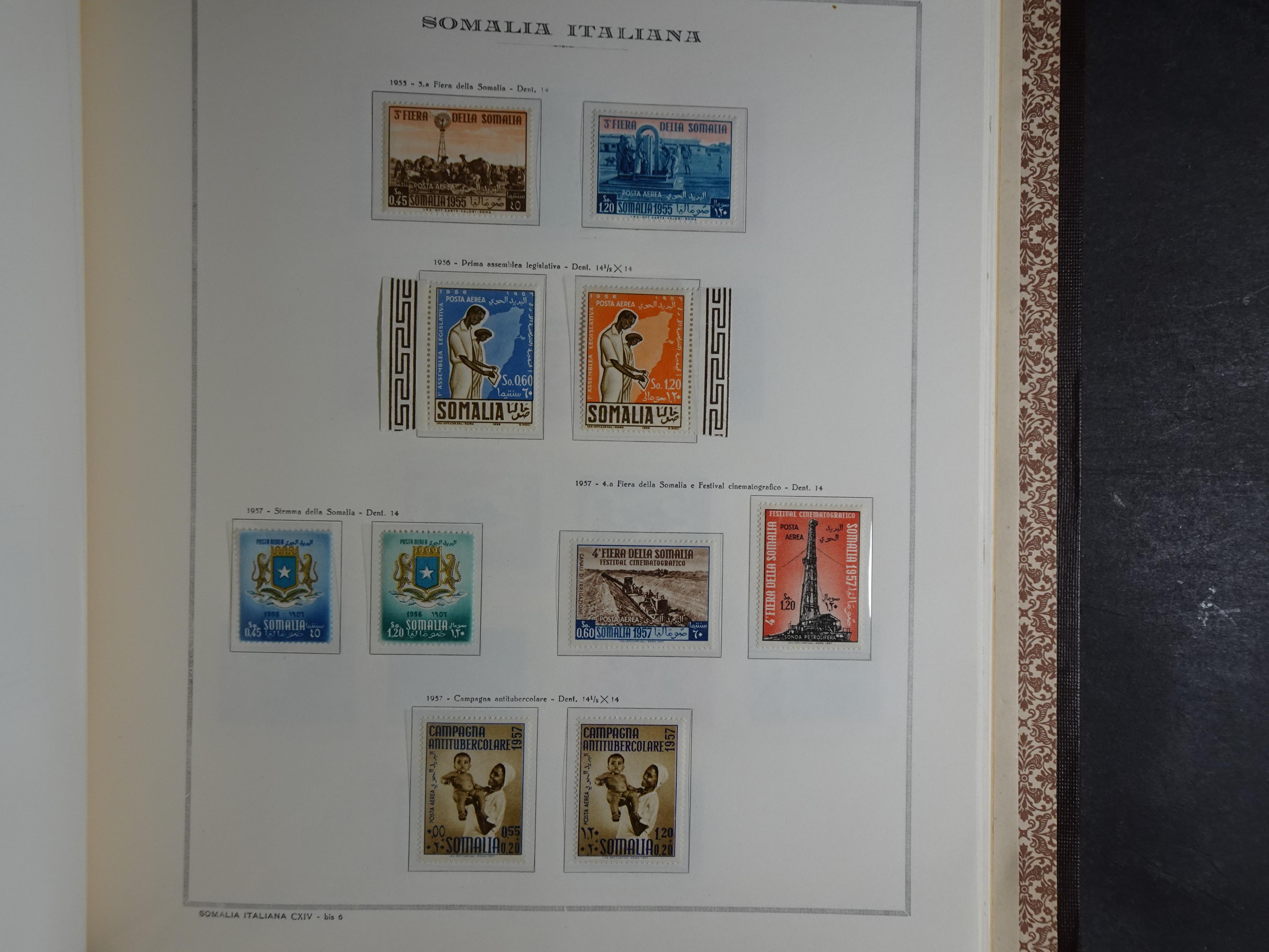 Bijna compleet verzameling Libië en Somalië vrijwel geheel postfris waar onder betere series erg schaars materiaal.  78