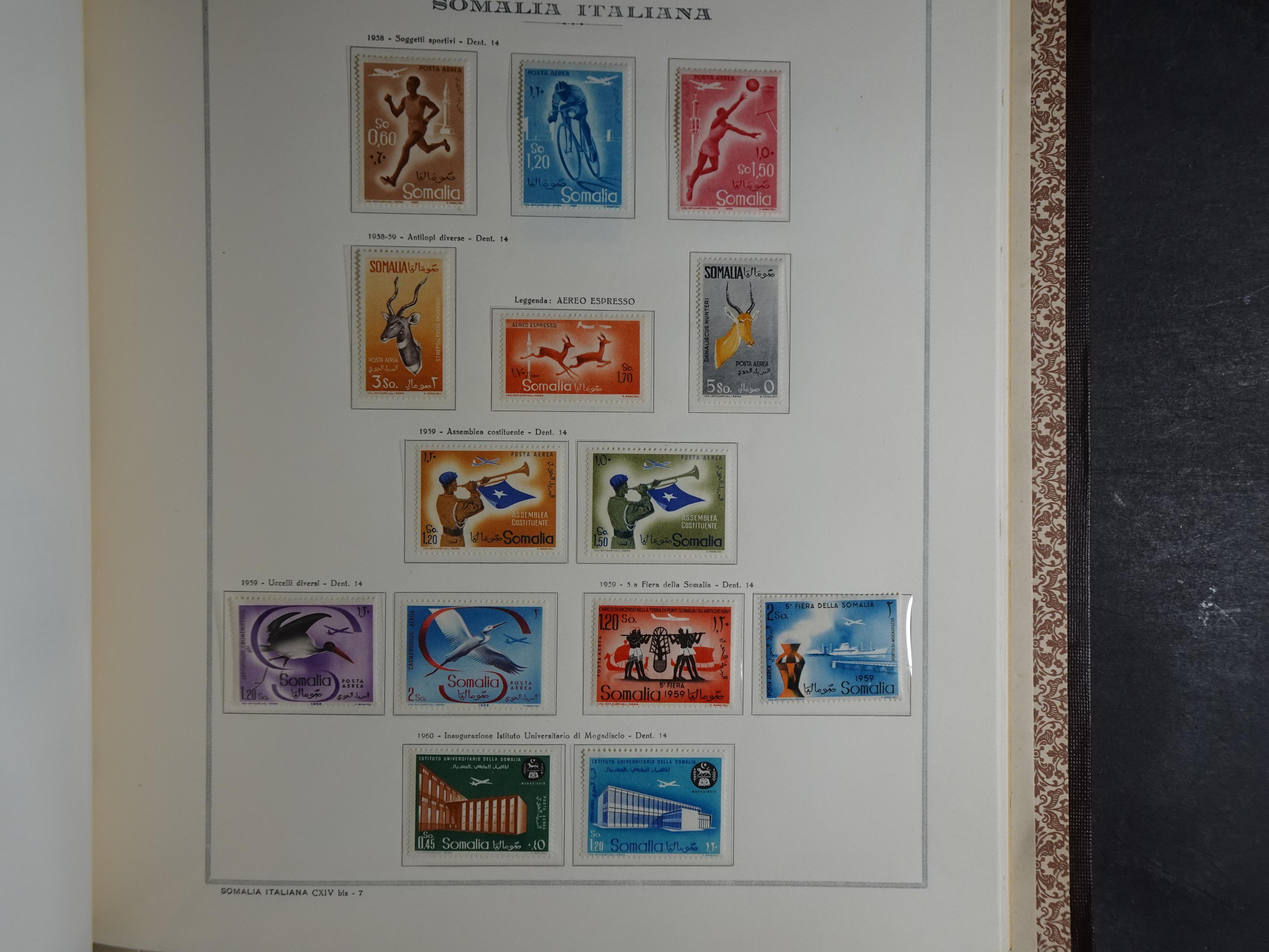 Bijna compleet verzameling Libië en Somalië vrijwel geheel postfris waar onder betere series erg schaars materiaal.  79
