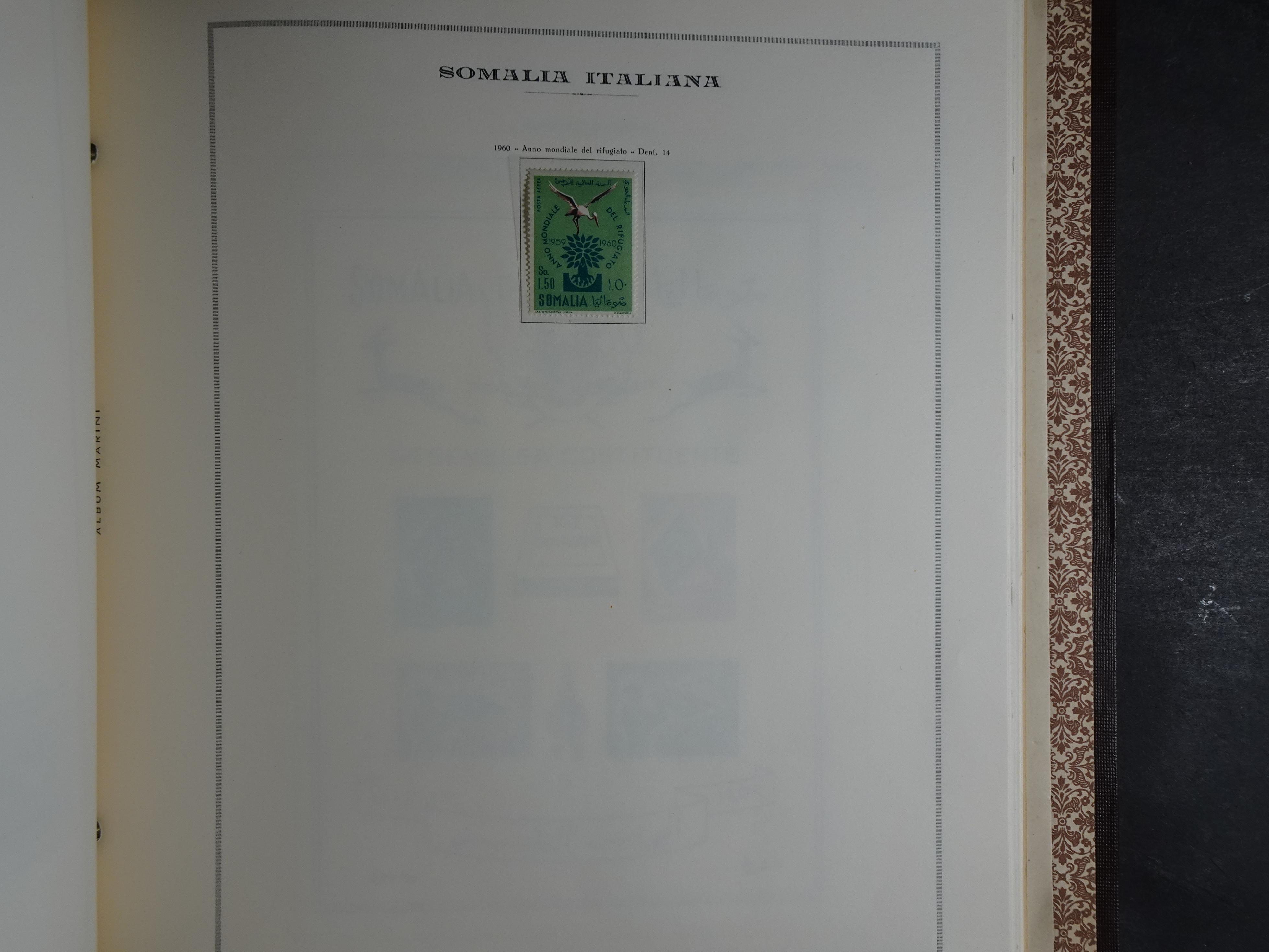 Bijna compleet verzameling Libië en Somalië vrijwel geheel postfris waar onder betere series erg schaars materiaal.  80