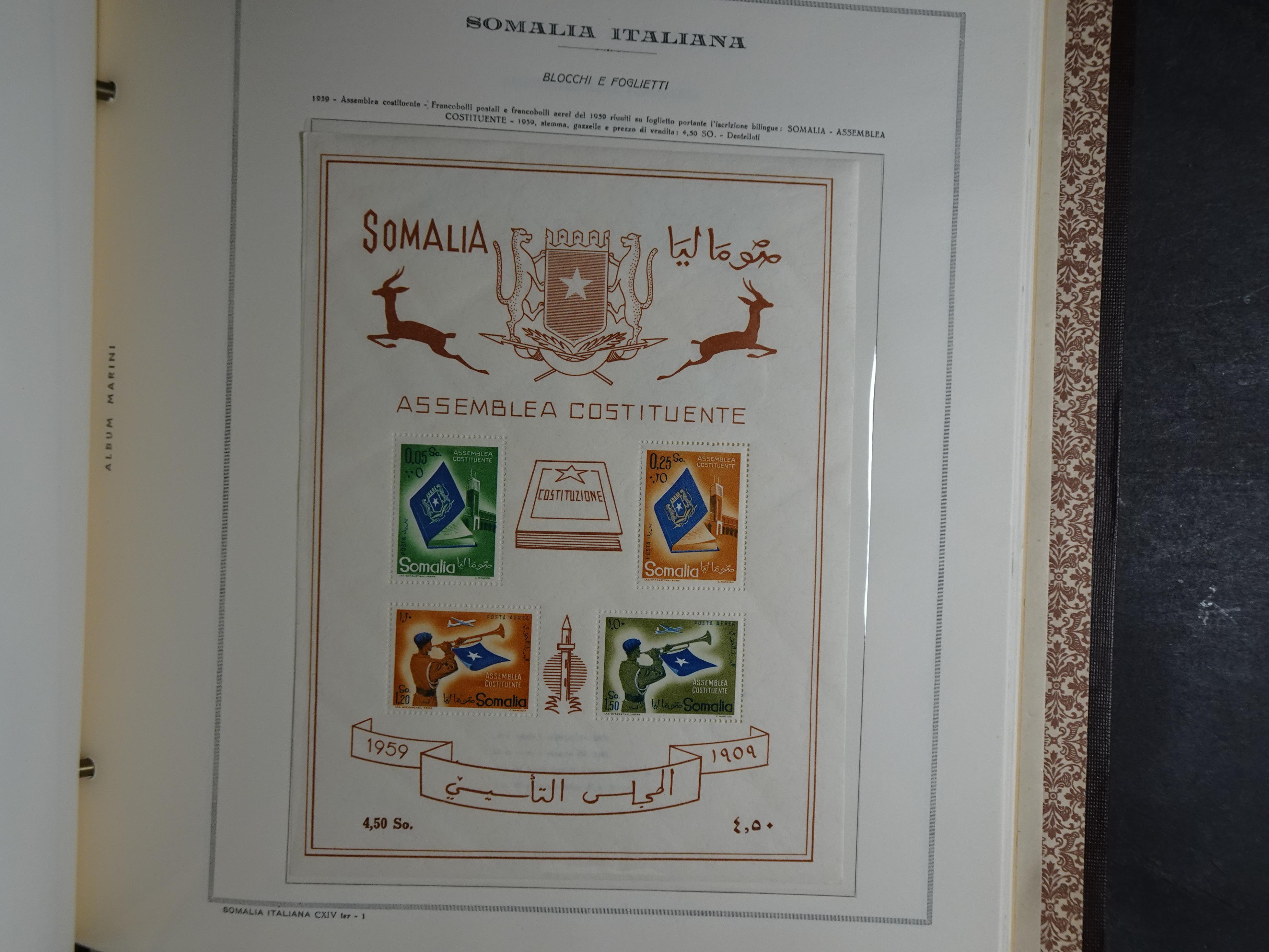 Bijna compleet verzameling Libië en Somalië vrijwel geheel postfris waar onder betere series erg schaars materiaal.  81