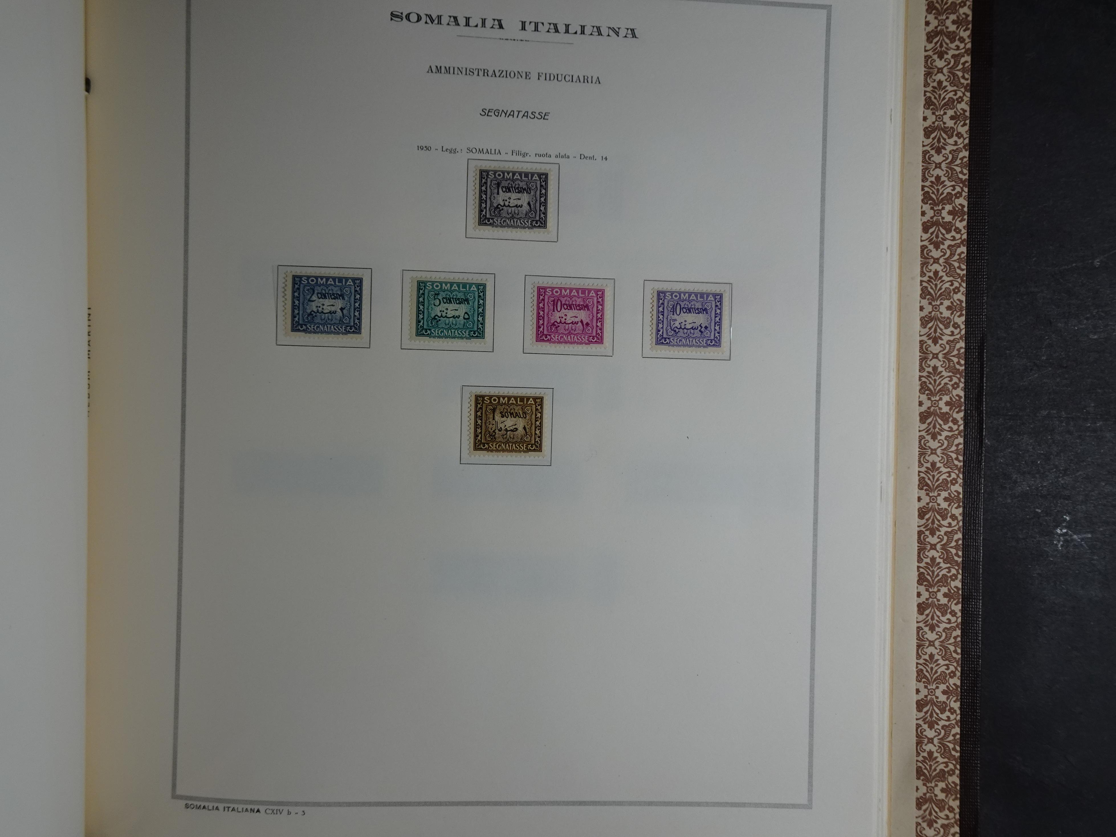 Bijna compleet verzameling Libië en Somalië vrijwel geheel postfris waar onder betere series erg schaars materiaal.  83