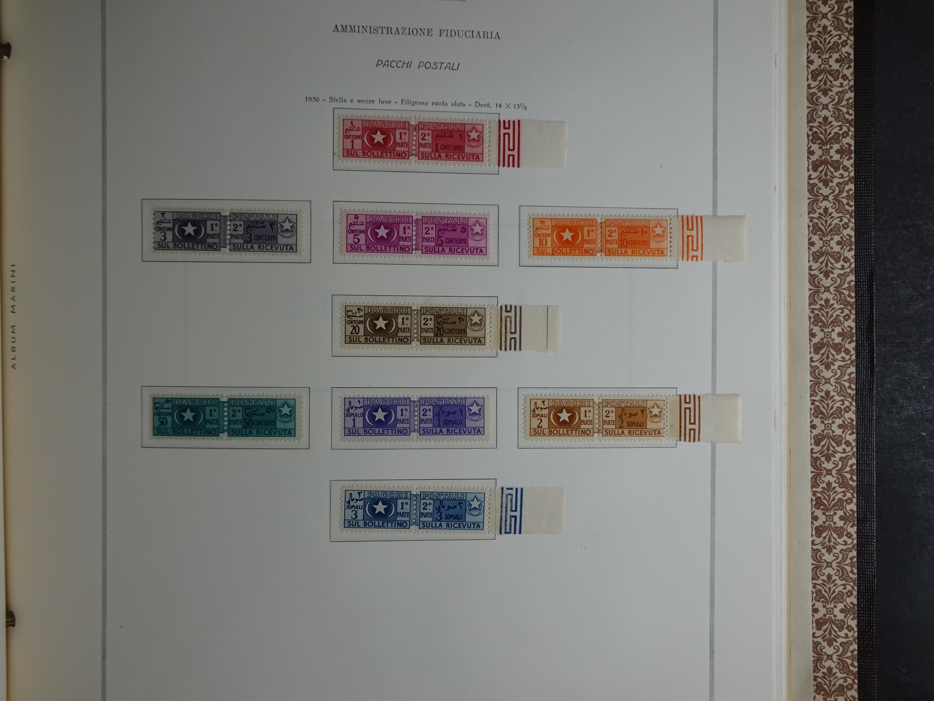 Bijna compleet verzameling Libië en Somalië vrijwel geheel postfris waar onder betere series erg schaars materiaal.  84