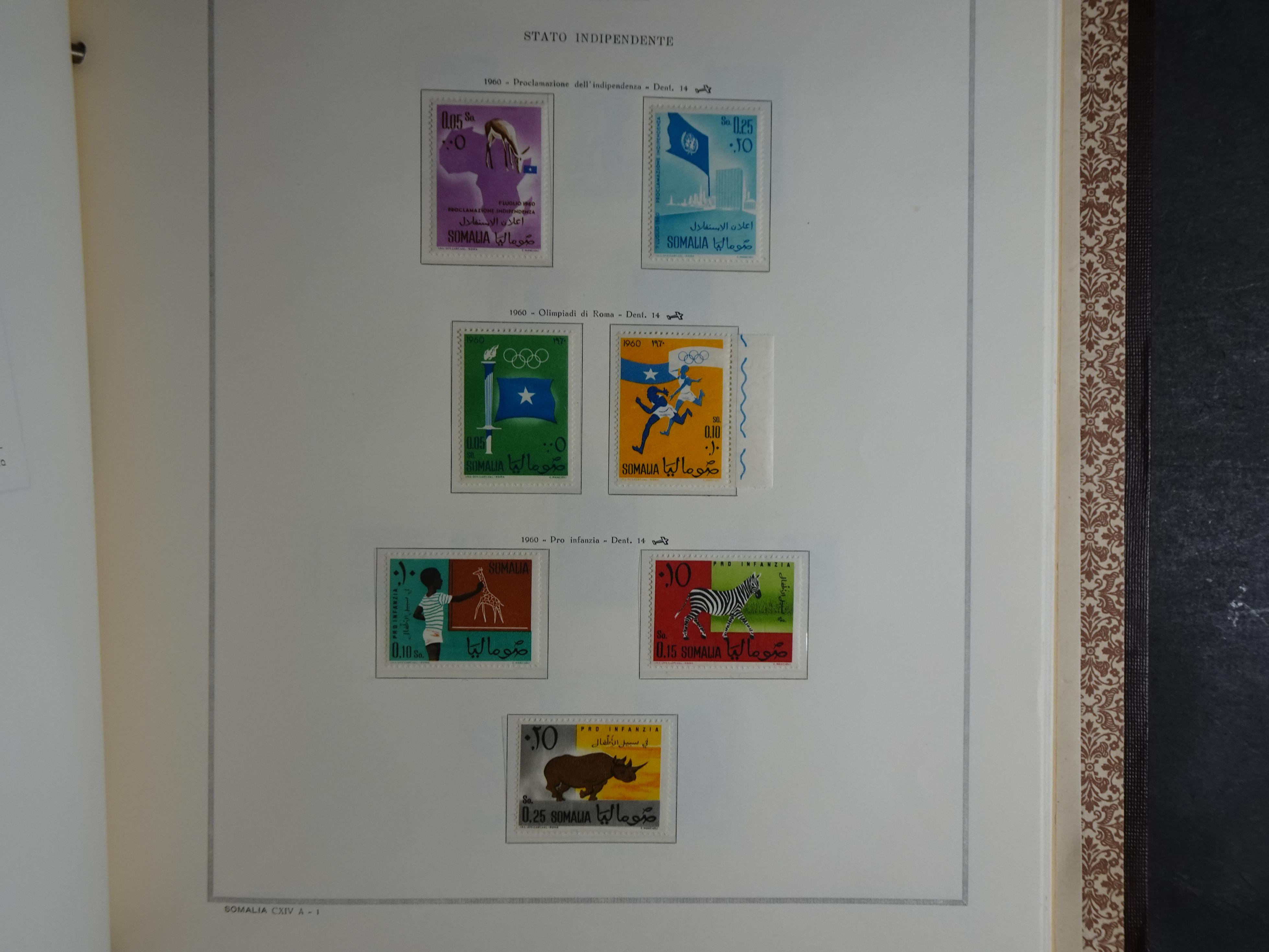 Bijna compleet verzameling Libië en Somalië vrijwel geheel postfris waar onder betere series erg schaars materiaal.  85