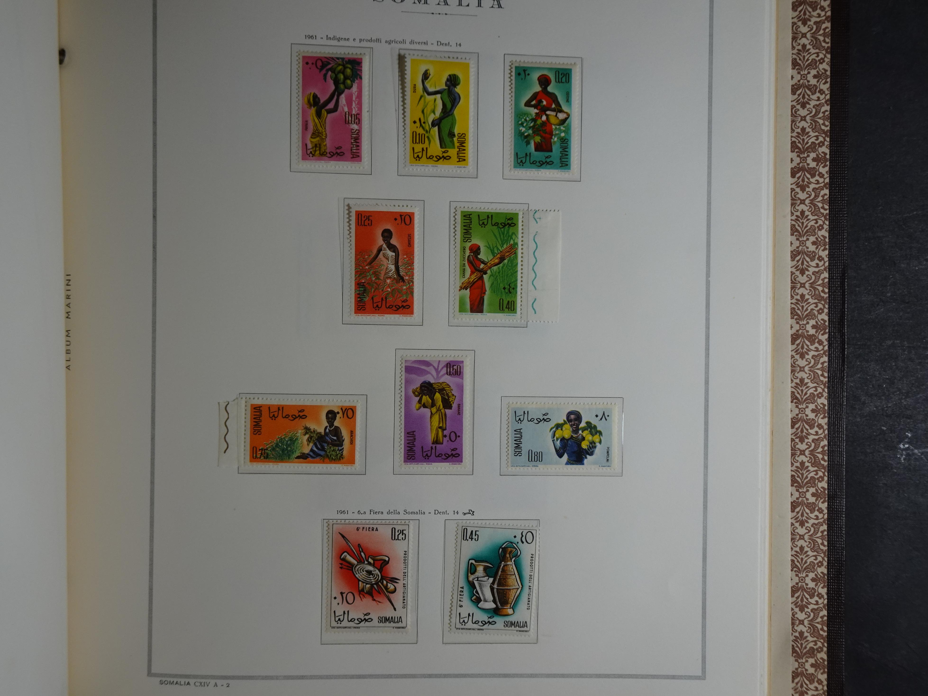 Bijna compleet verzameling Libië en Somalië vrijwel geheel postfris waar onder betere series erg schaars materiaal.  86