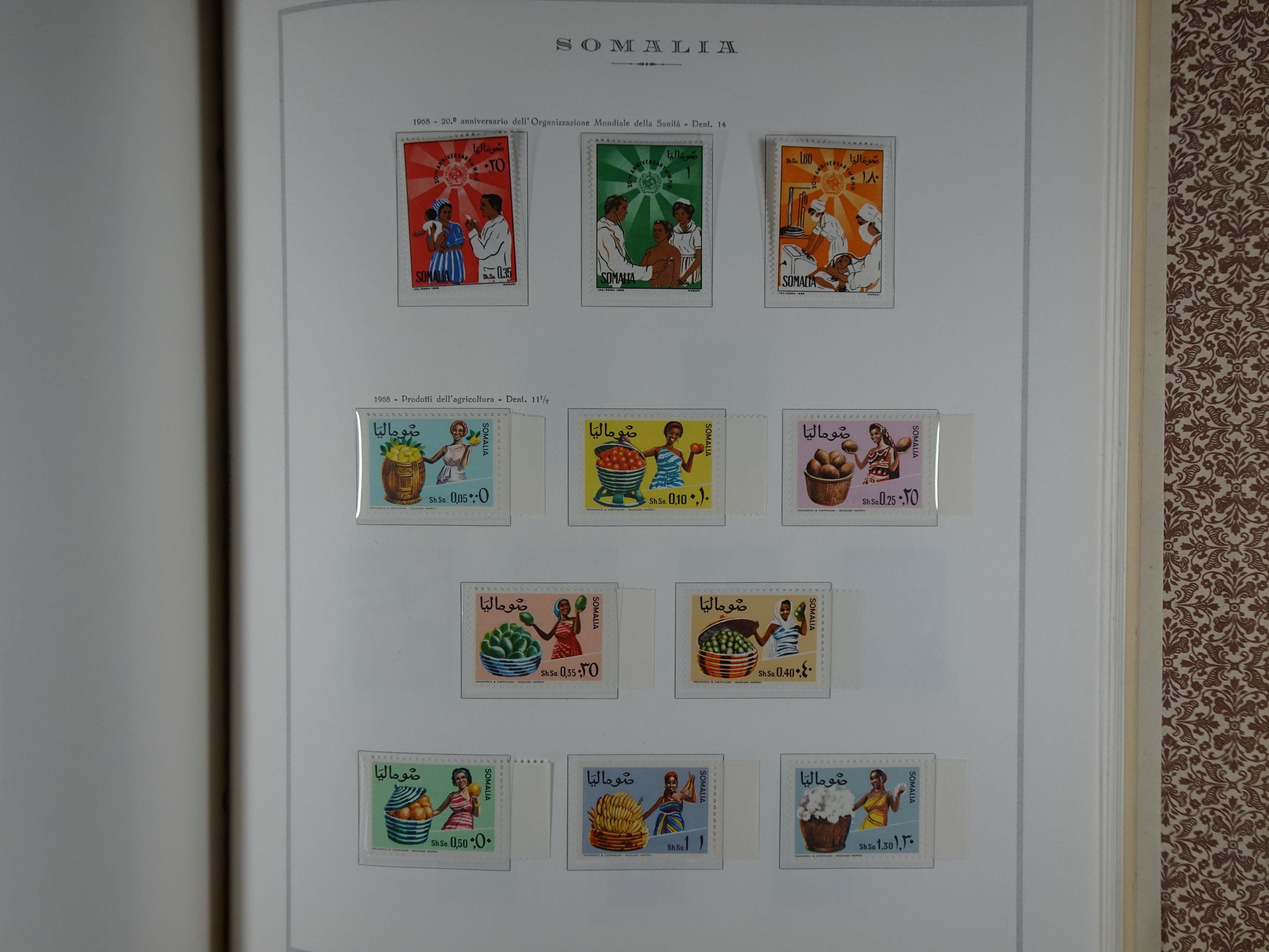 Bijna compleet verzameling Libië en Somalië vrijwel geheel postfris waar onder betere series erg schaars materiaal.  95