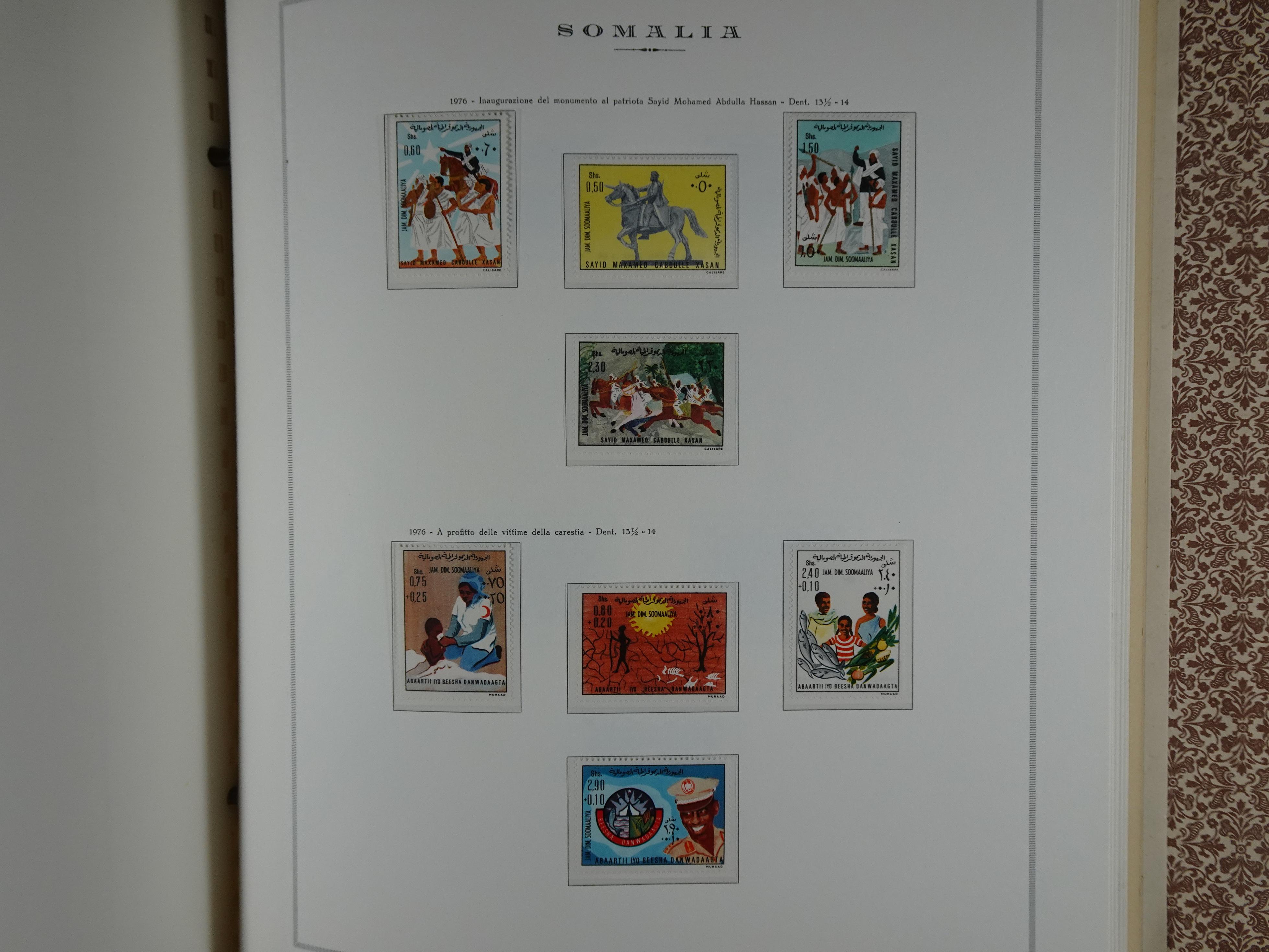 Bijna compleet verzameling Libië en Somalië vrijwel geheel postfris waar onder betere series erg schaars materiaal.  107