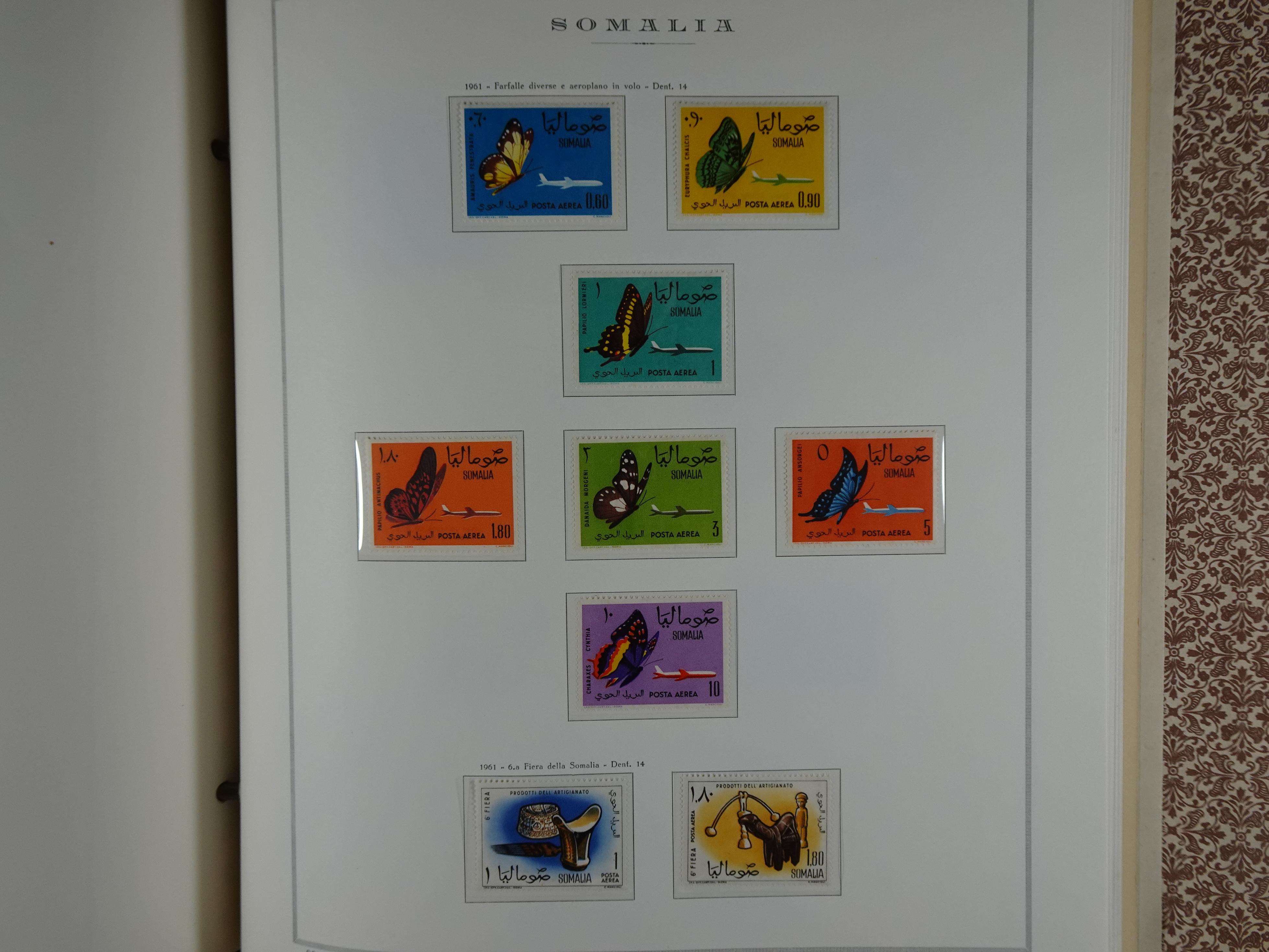 Bijna compleet verzameling Libië en Somalië vrijwel geheel postfris waar onder betere series erg schaars materiaal.  110