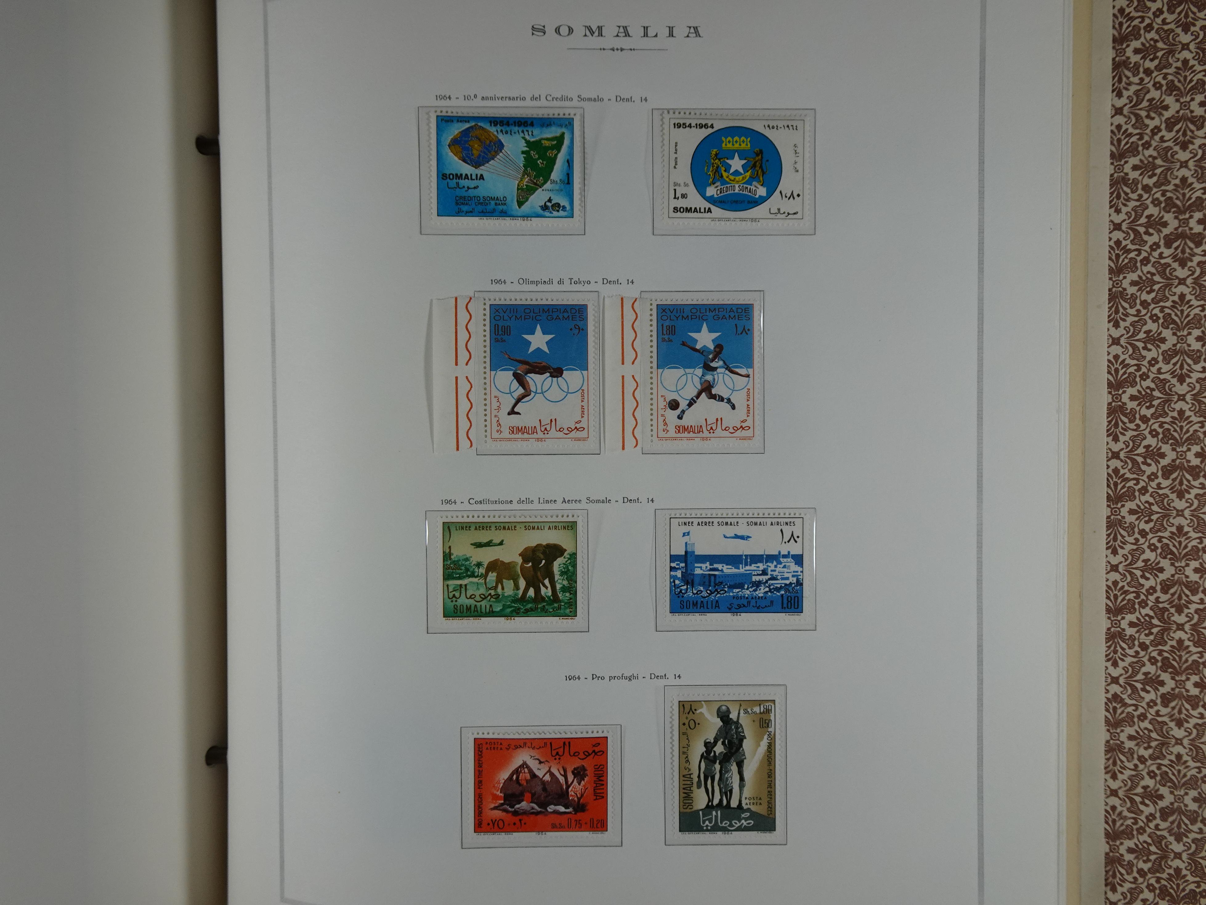 Bijna compleet verzameling Libië en Somalië vrijwel geheel postfris waar onder betere series erg schaars materiaal.  112