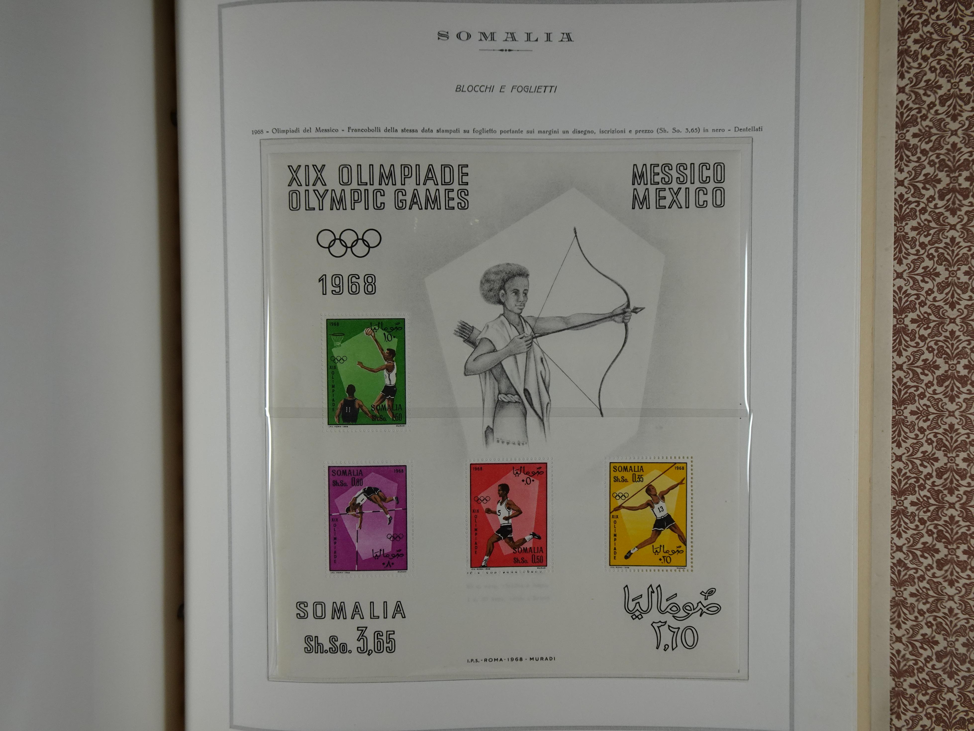 Bijna compleet verzameling Libië en Somalië vrijwel geheel postfris waar onder betere series erg schaars materiaal.  115