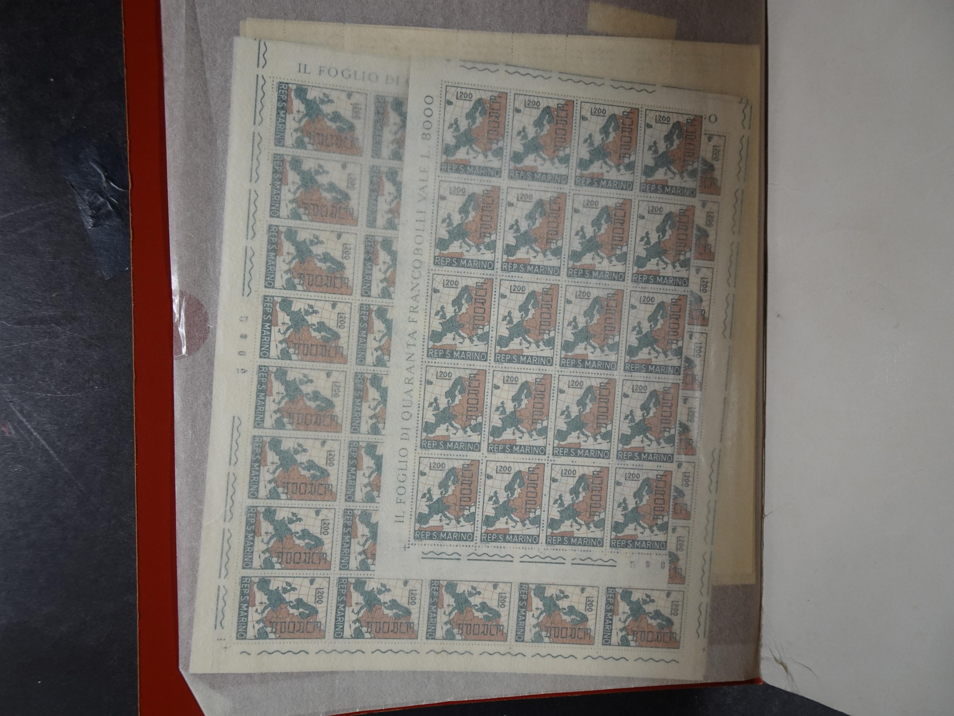 San Marino machtige partij postfrisse vellen. 2