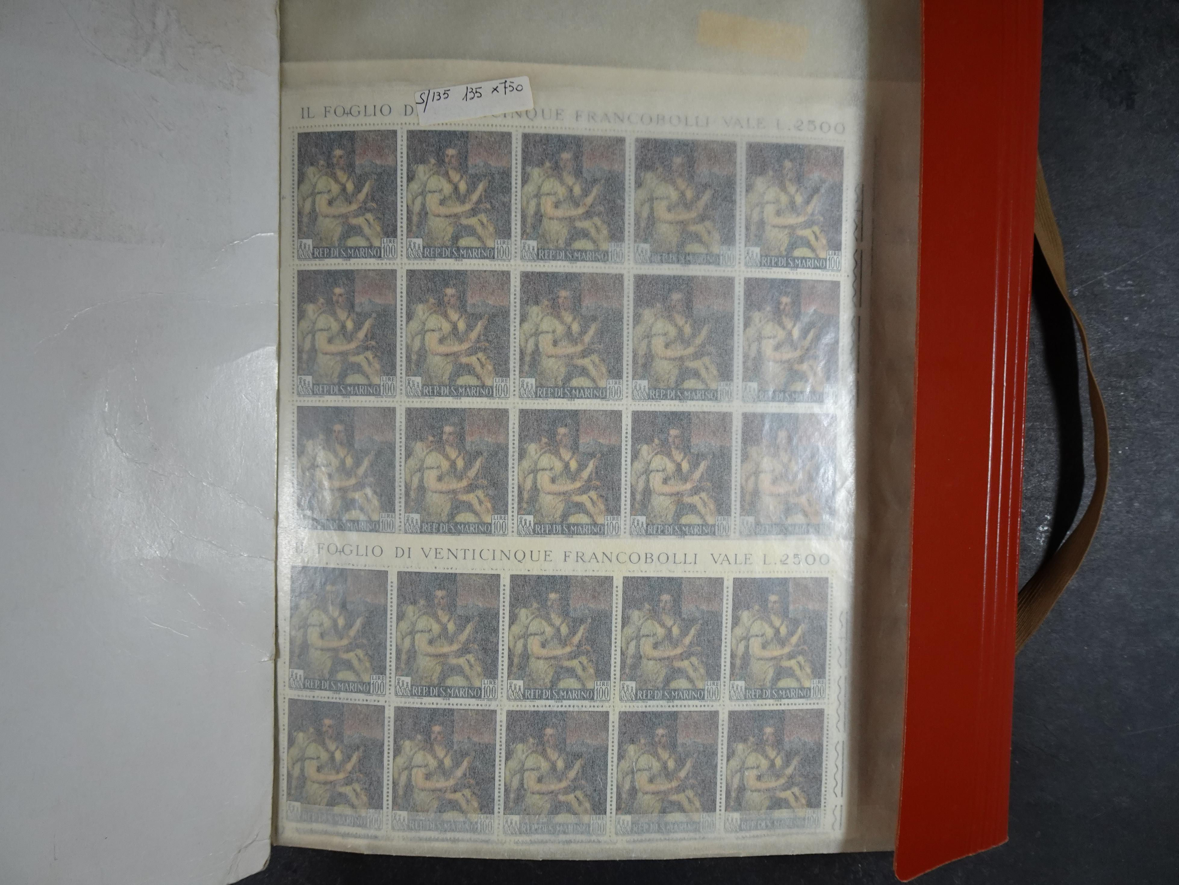 San Marino machtige partij postfrisse vellen. 3