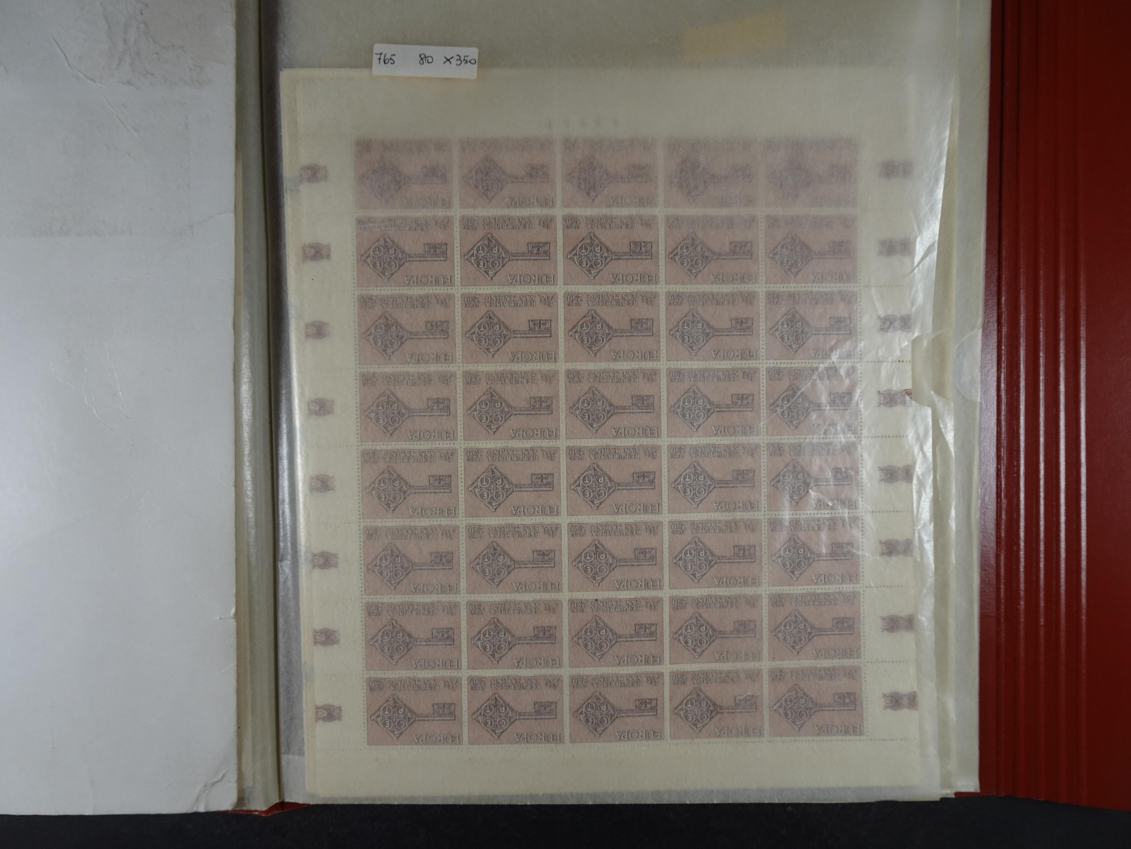 San Marino machtige partij postfrisse vellen. 8